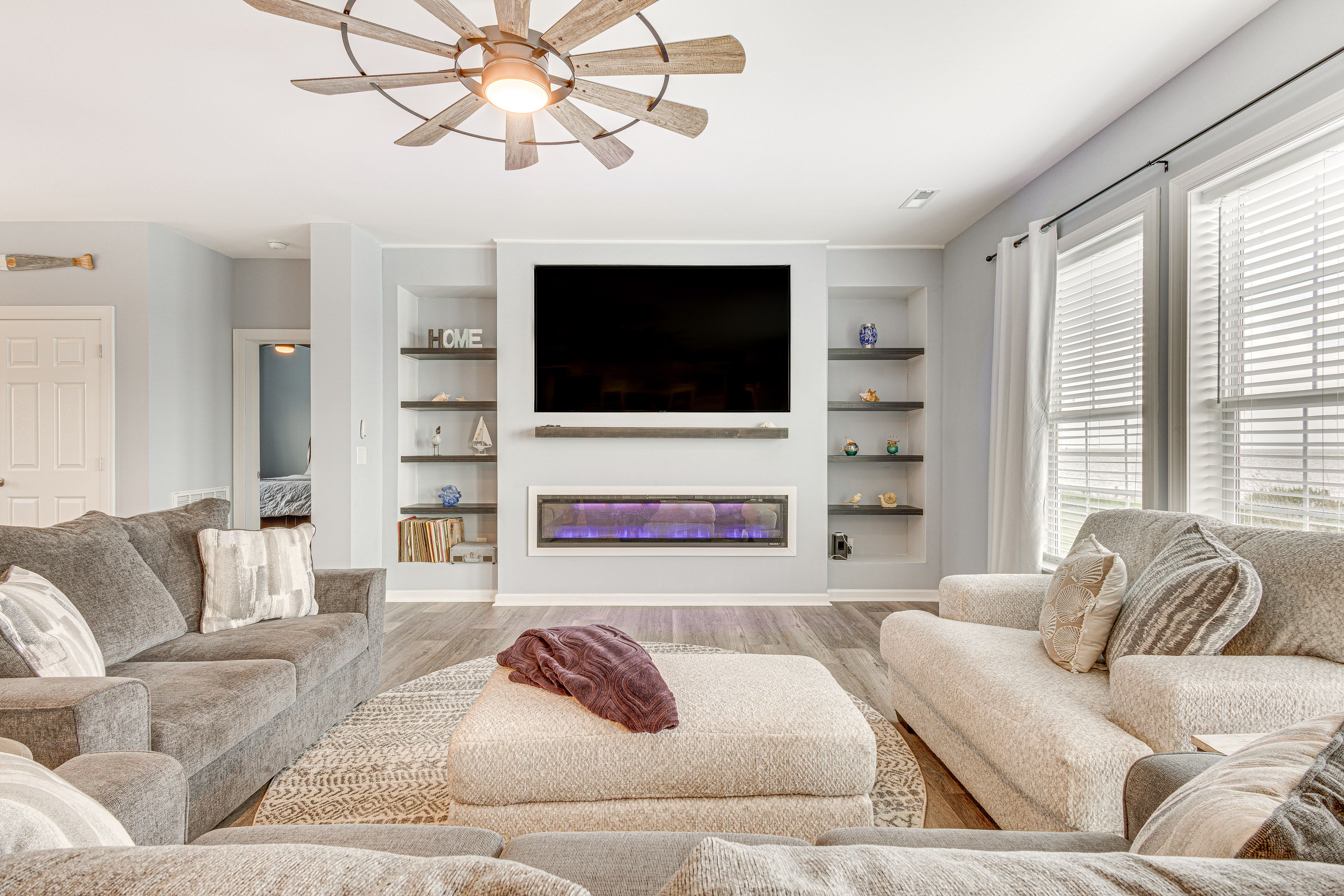 Hayes Vacation Rental | 3BR | 2BA | 2,100 Sq Ft | Stairs Required
