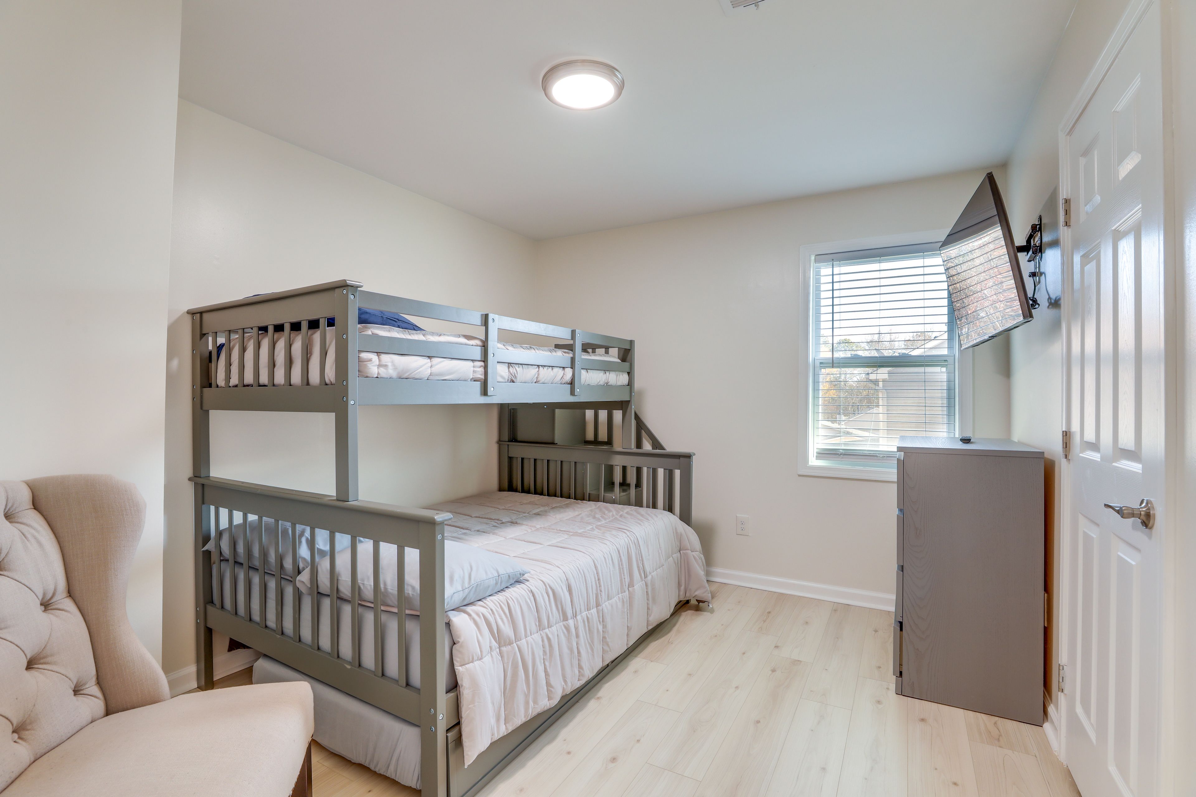 Bedroom 4 | 2nd Floor | Twin/Full Bunk Bed w/ Twin Trundle | Smart TV