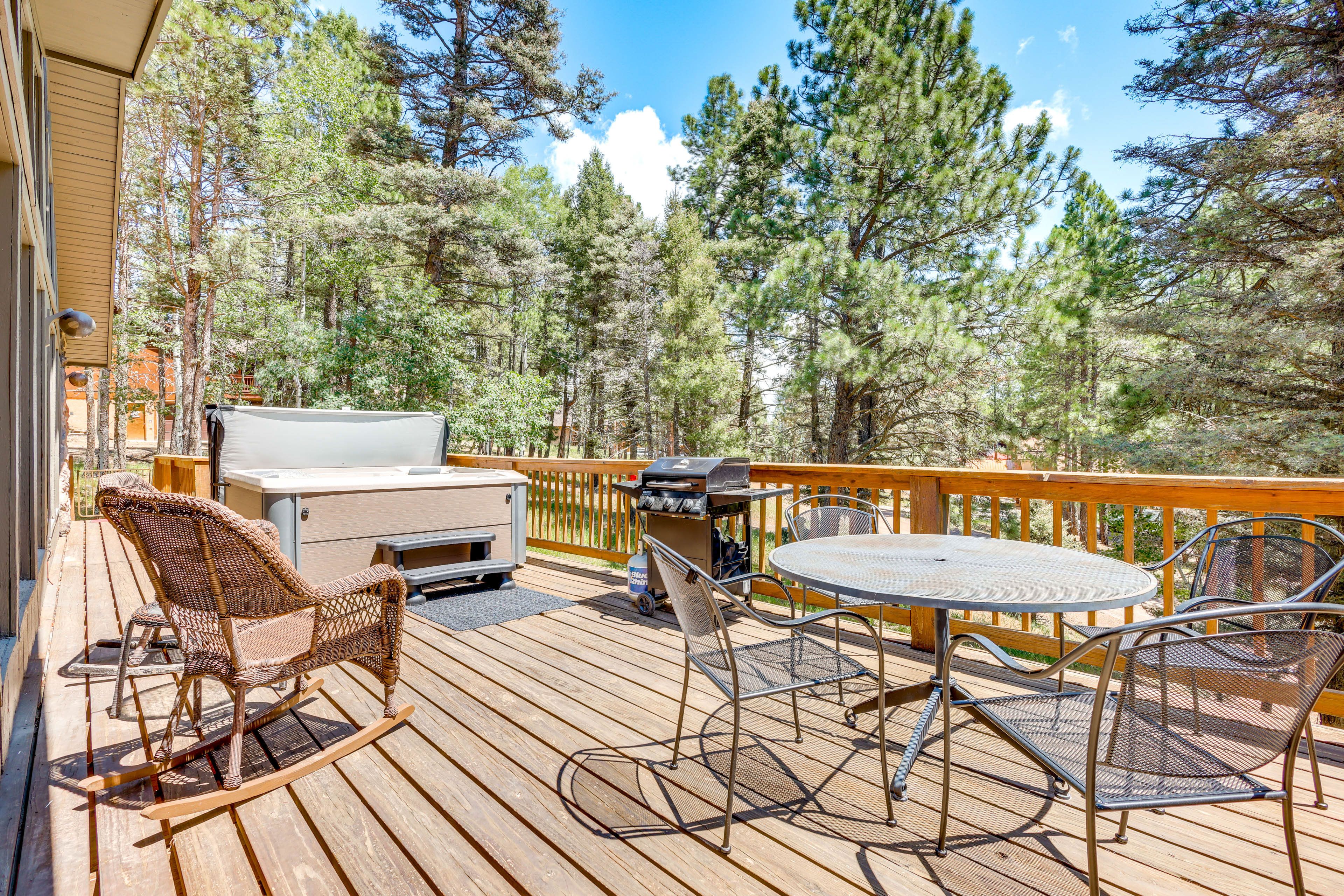 Furnished Deck | Private Hot Tub | Gas Grill
