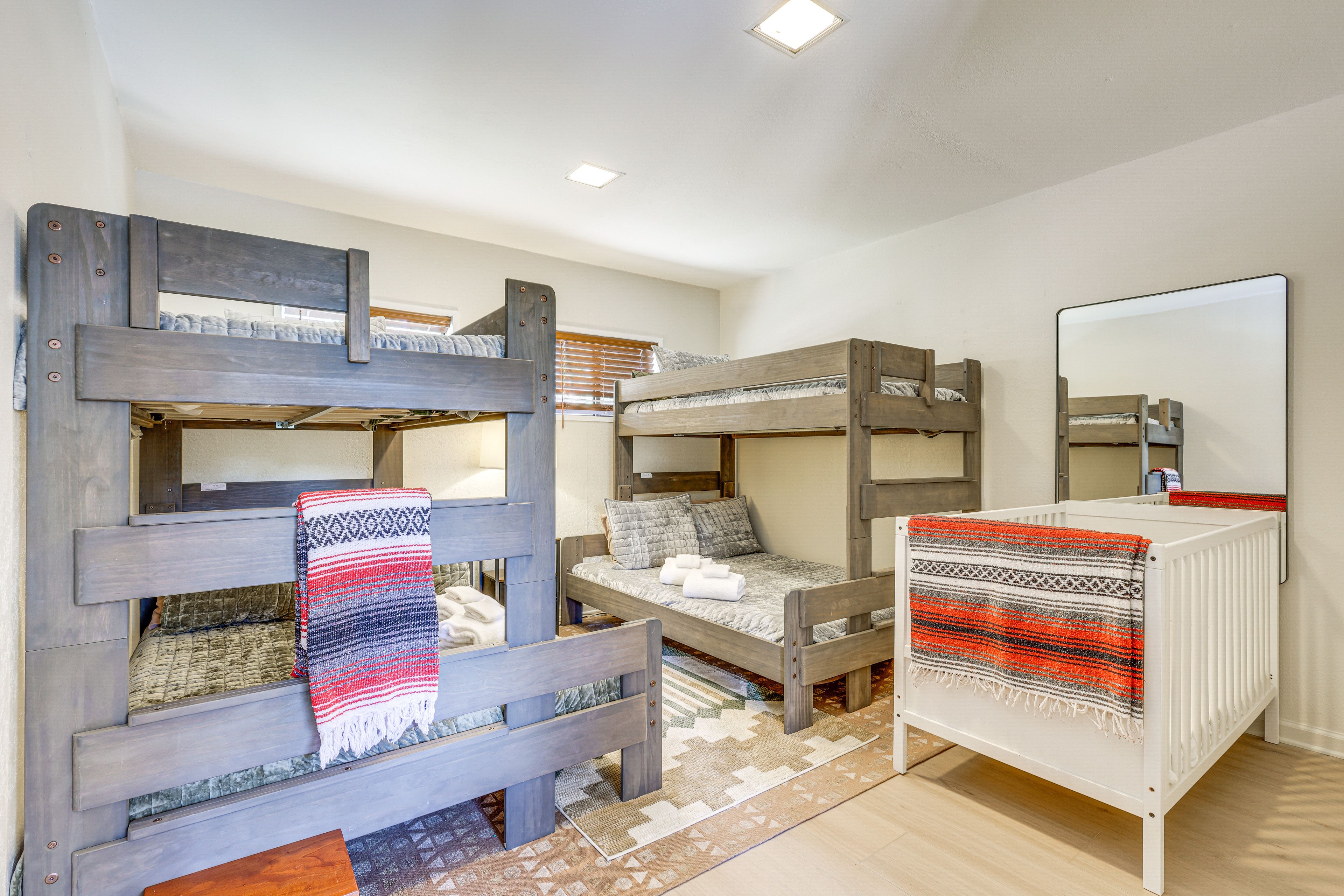 Bedroom 3 | 2 Twin/Full Bunk Beds | Crib | Main Level