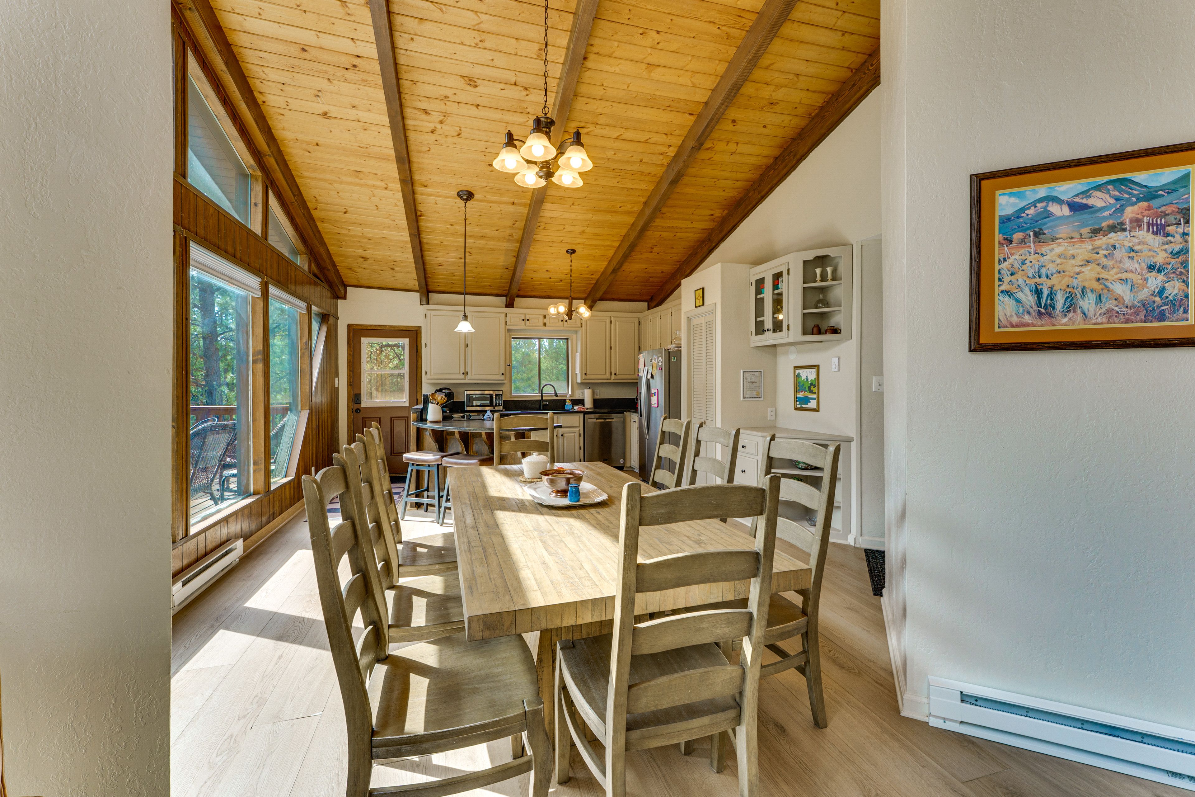 Dining Area | DIshware & Flatware Provided | Main Level