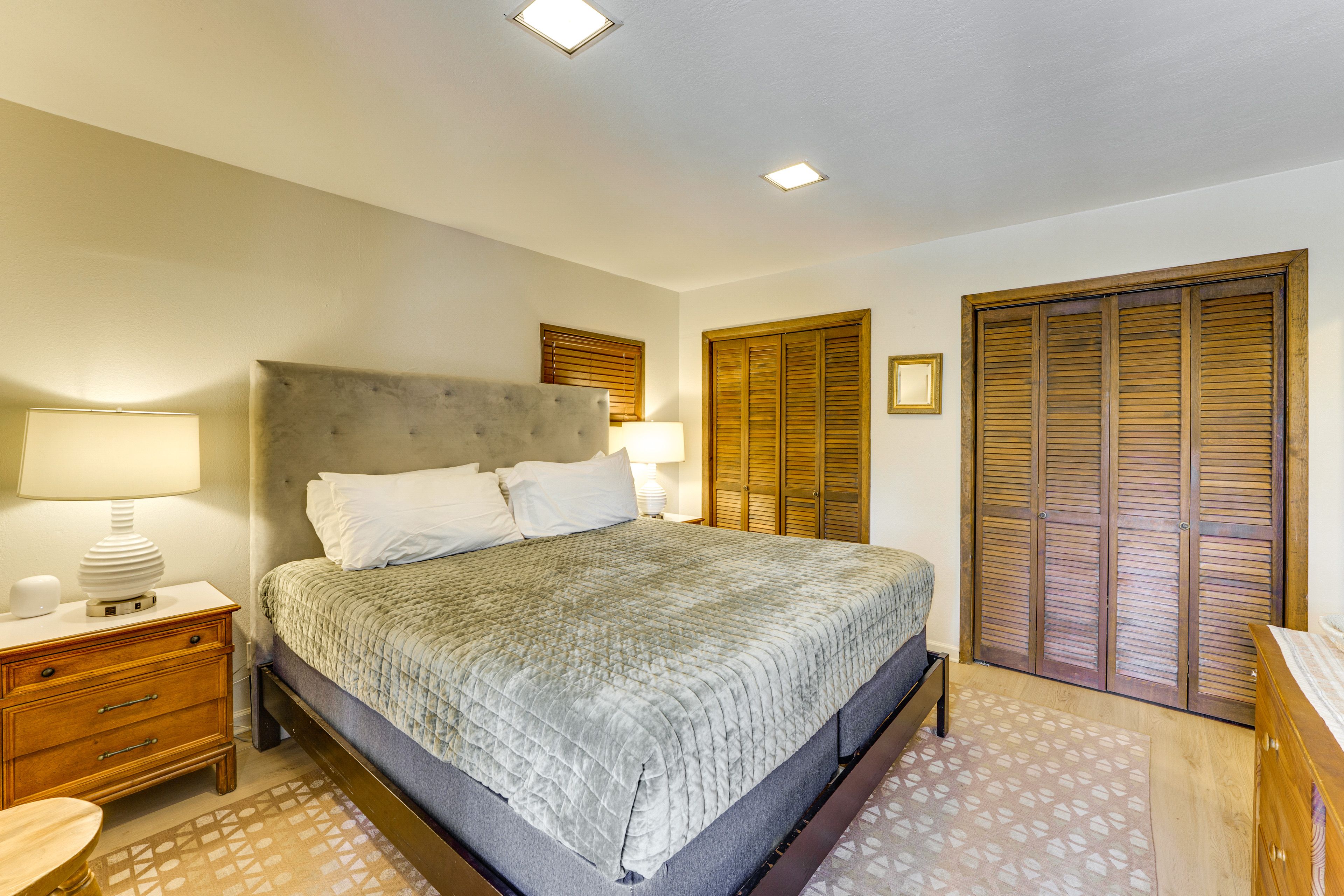 Bedroom 1 | King Bed | Linens & Towels Provided | Main Level