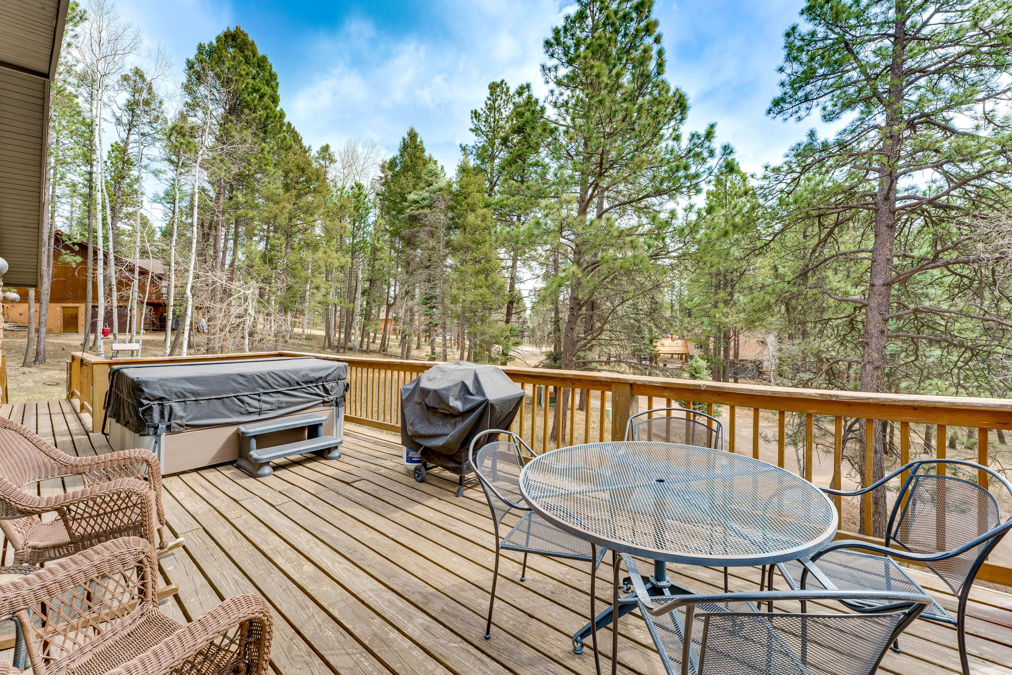 Furnished Deck | Private Hot Tub | Gas Grill