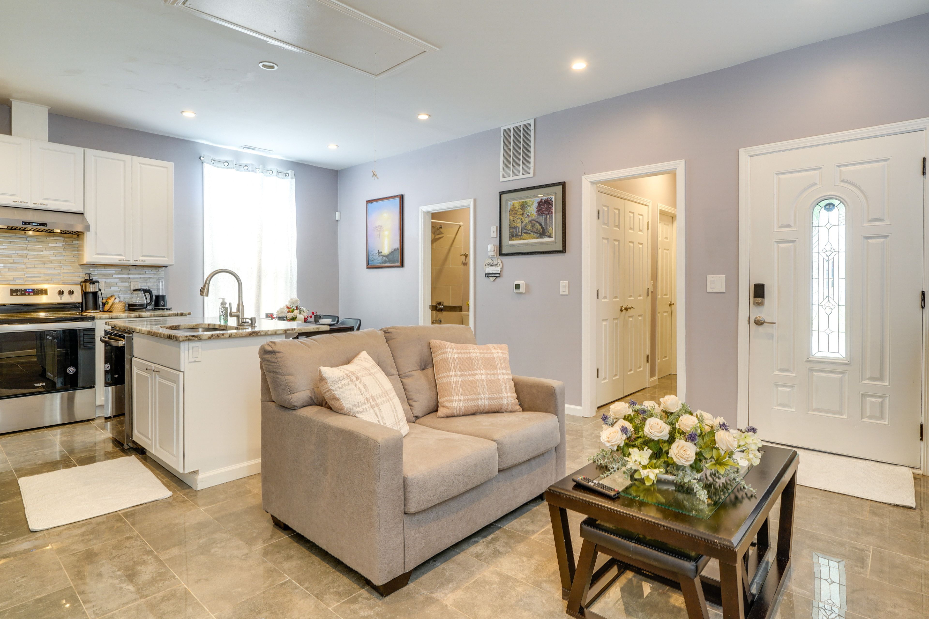 Living Room | Smart TV | Free WiFi | Electric Heating | Central A/C