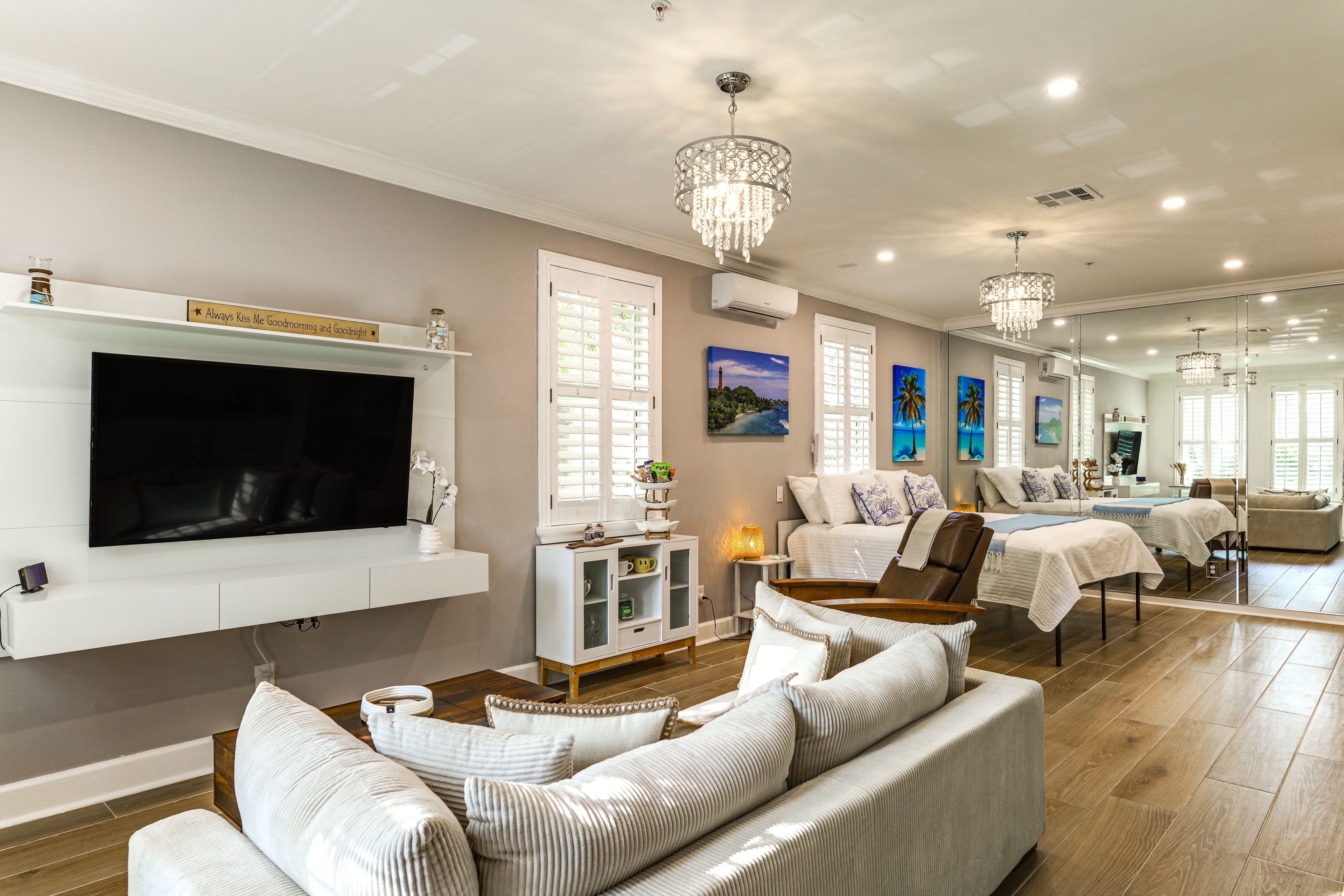 Living Area | Smart TV | Central A/C + Heating