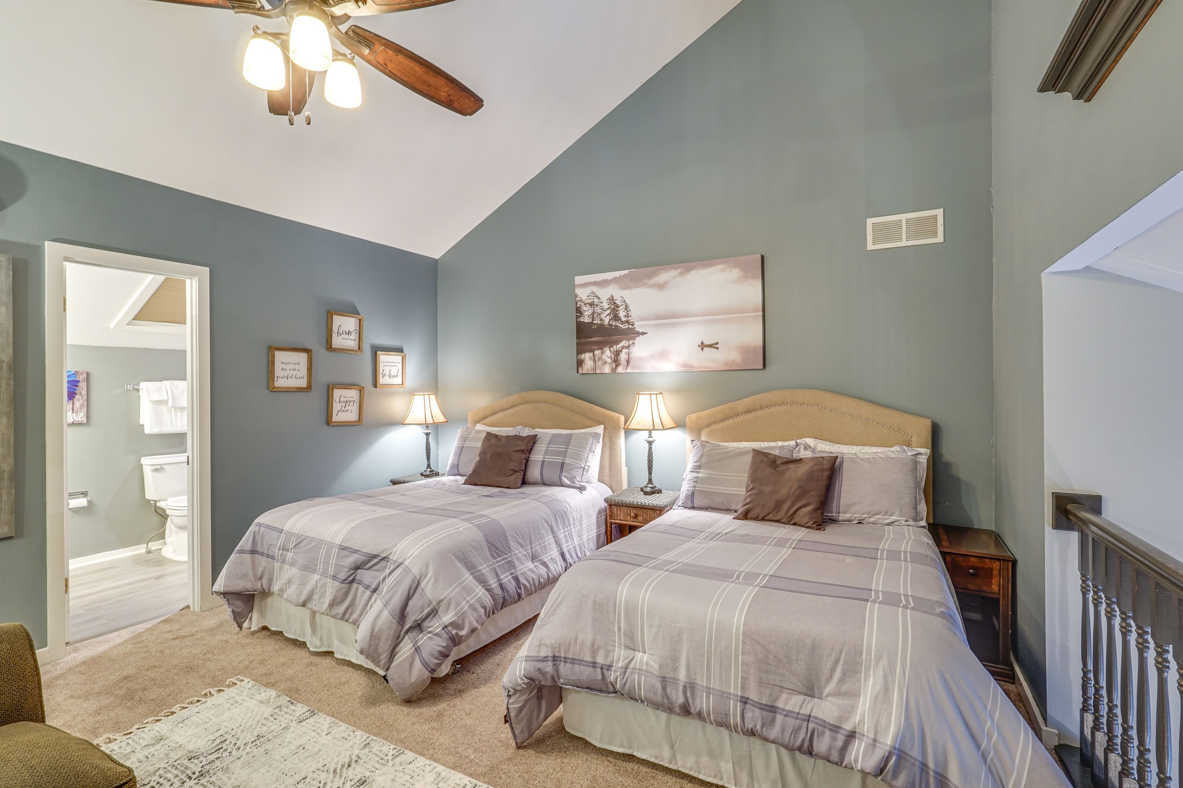 Bedroom 3 (Loft) | 2 Full Beds | 2nd Floor | Stairs Required