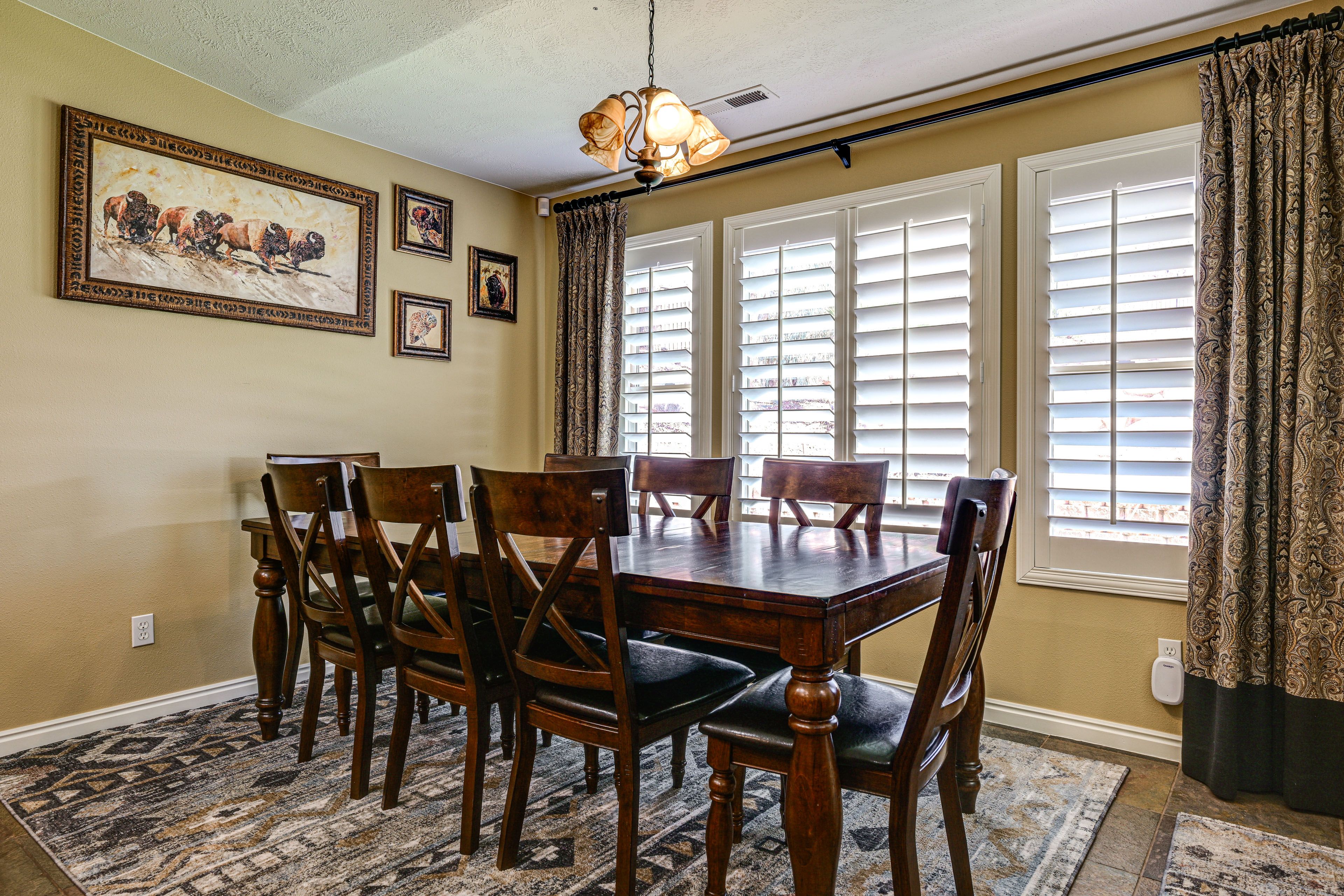 Dining Area | Dishware & Flatware | Main Level