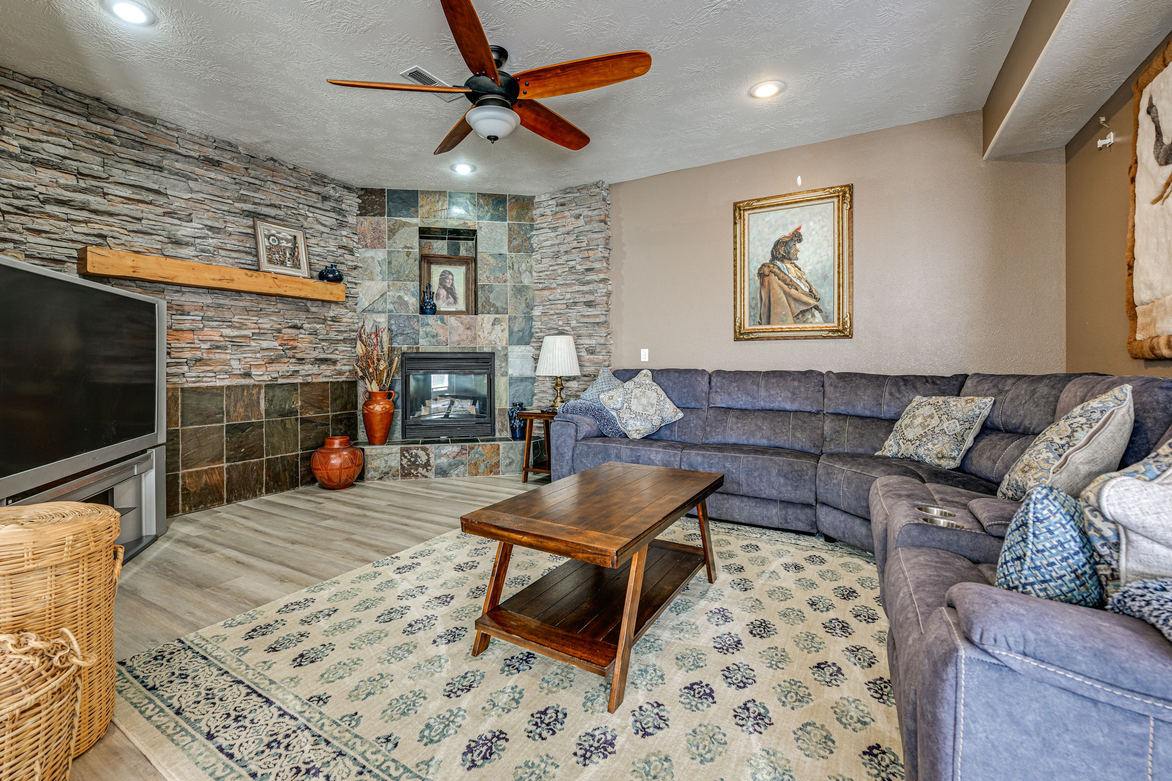 Basement | Fireplace