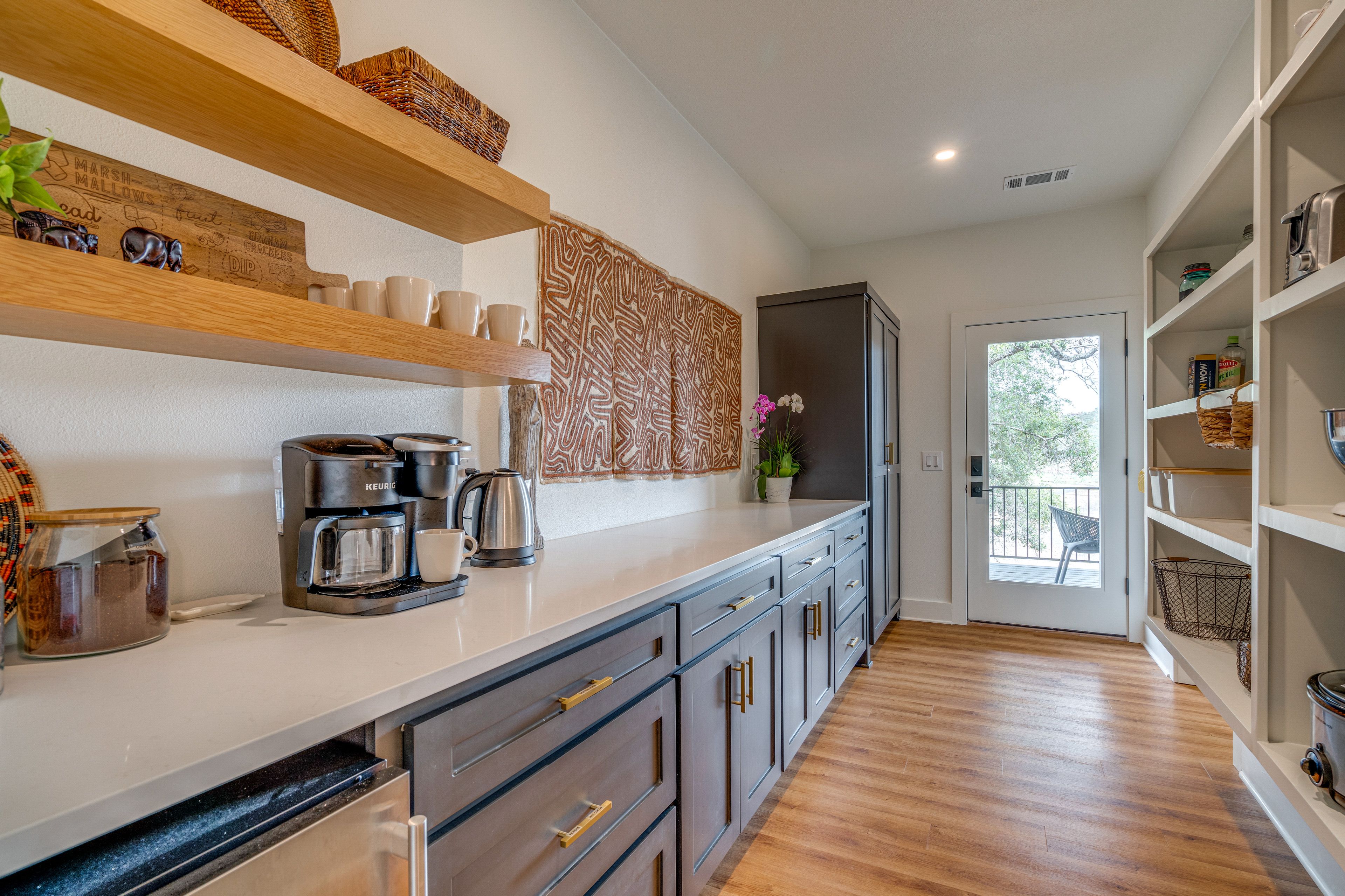 Coffee Bar | Keurig & Drip Coffee Maker w/ K-Cups Provided