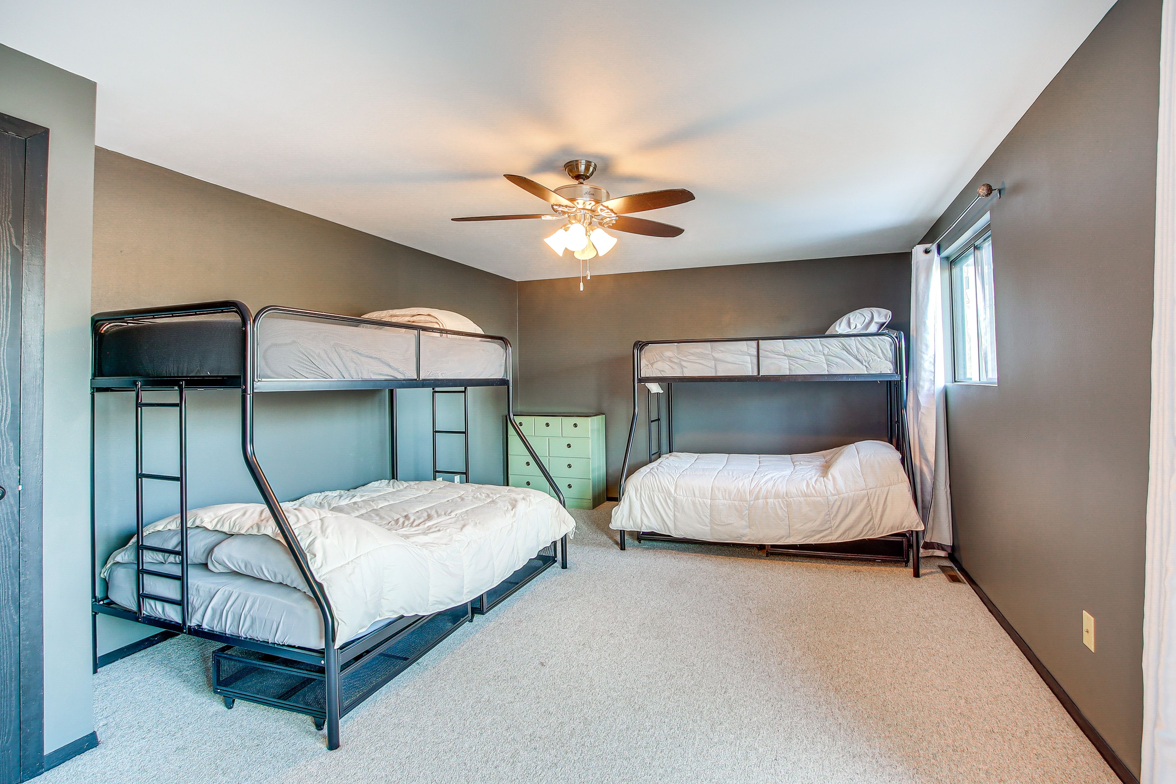 Bedroom 2 | 2 Twin/Full Bunk Beds | 2nd Floor | Balcony Access