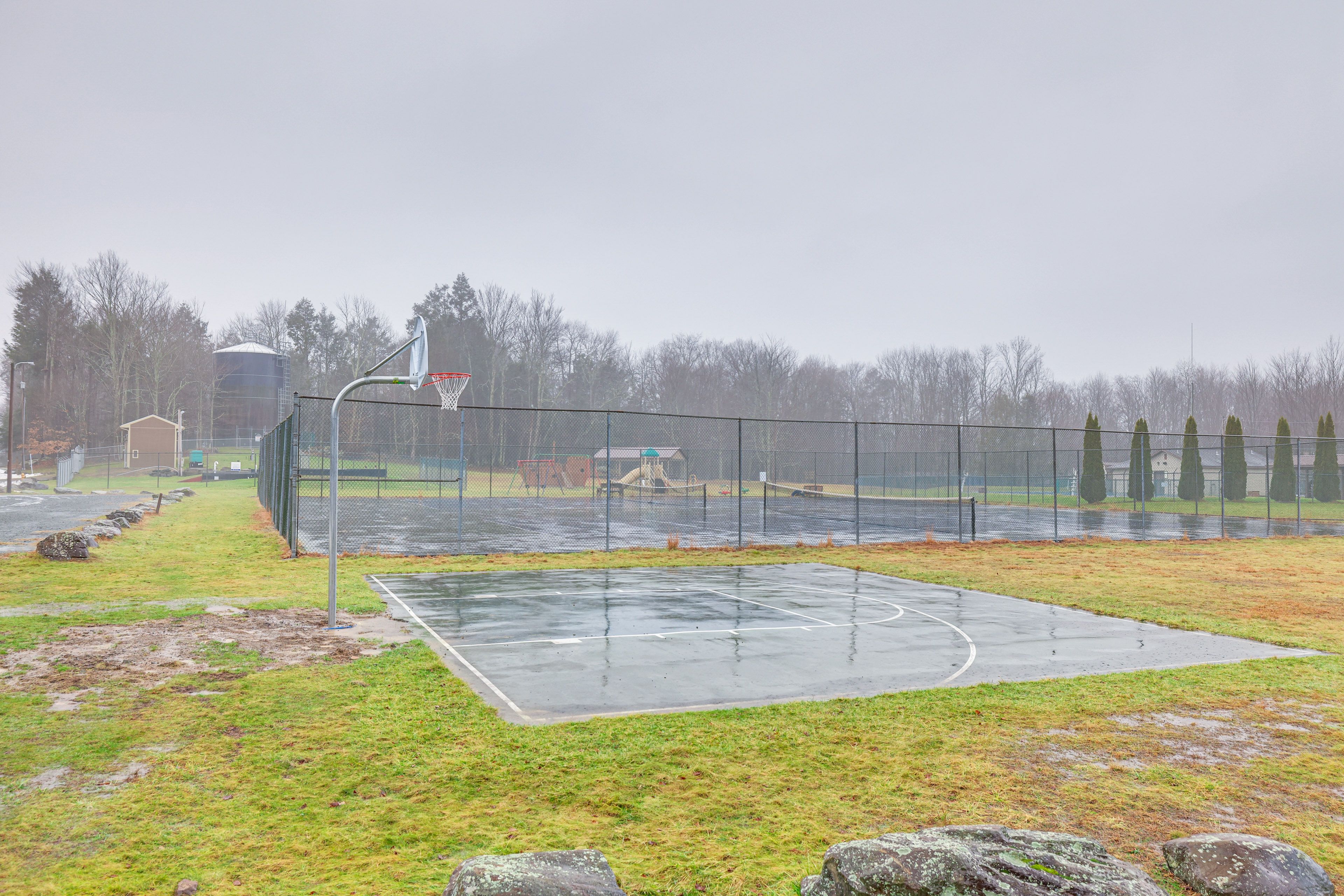 Community Basketball Court & Tennis Court