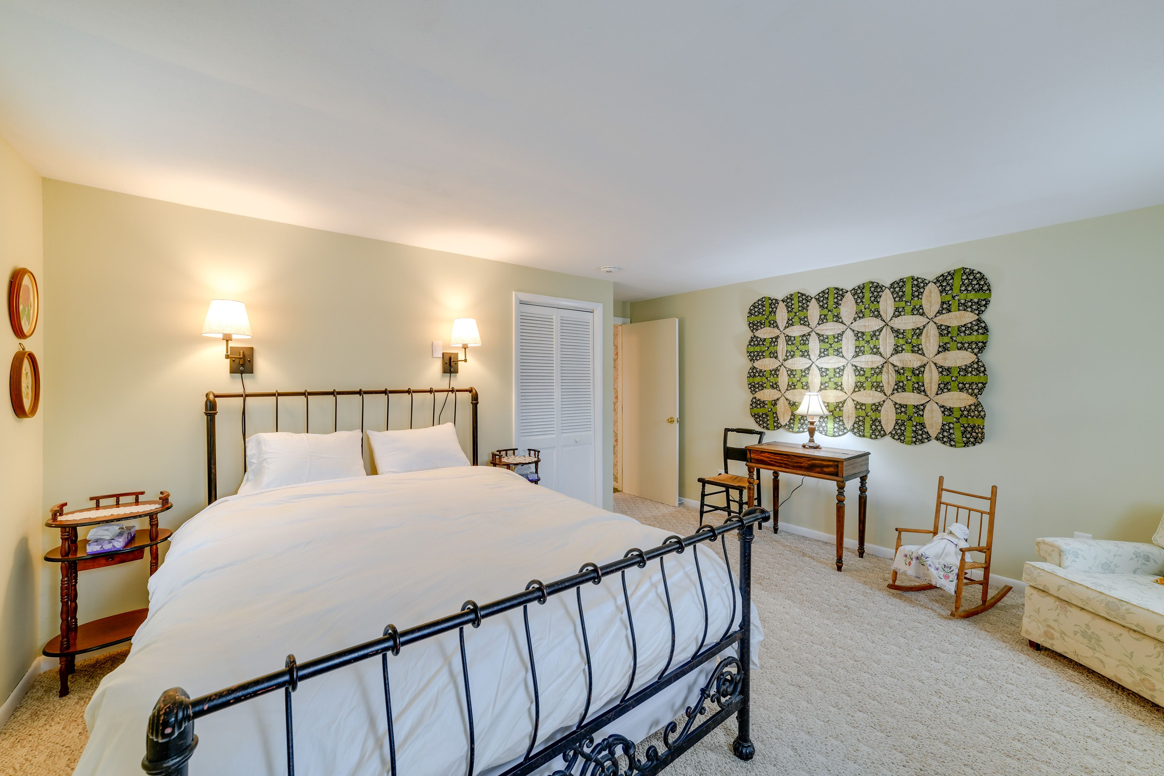 Bedroom 2 | 2nd Floor | Queen Bed | Supplementary Mini-Split A/C Unit