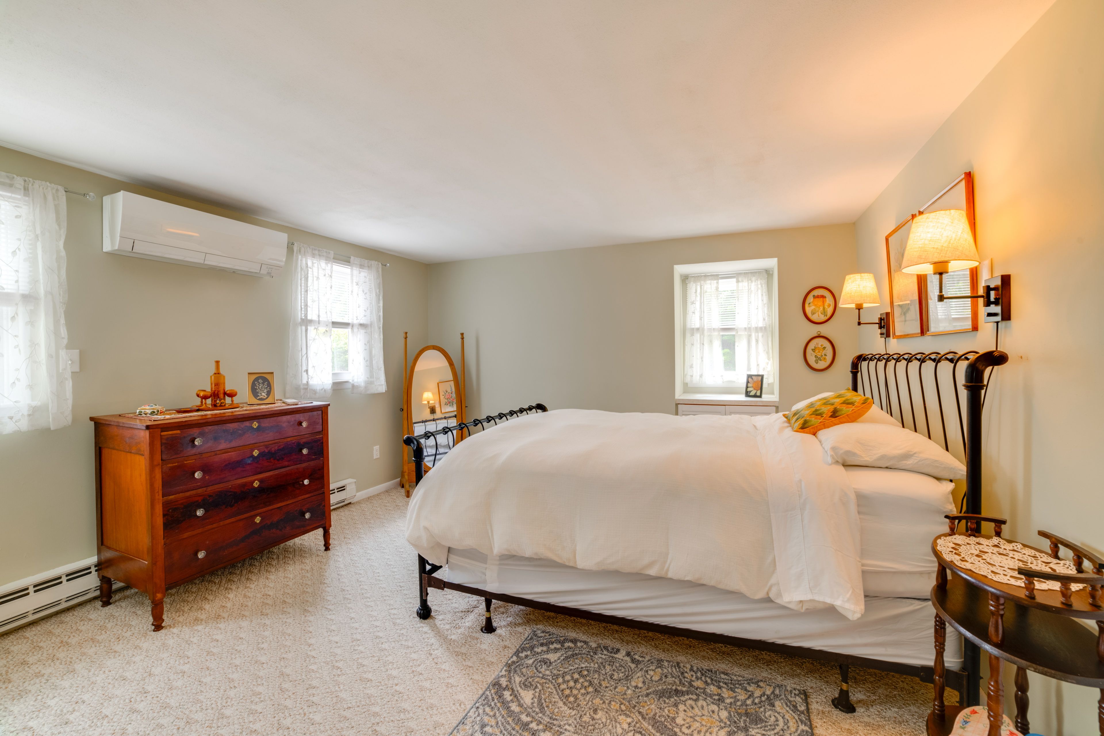 Bedroom 2 | 2nd Floor | Queen Bed | Supplementary Mini-Split A/C Unit