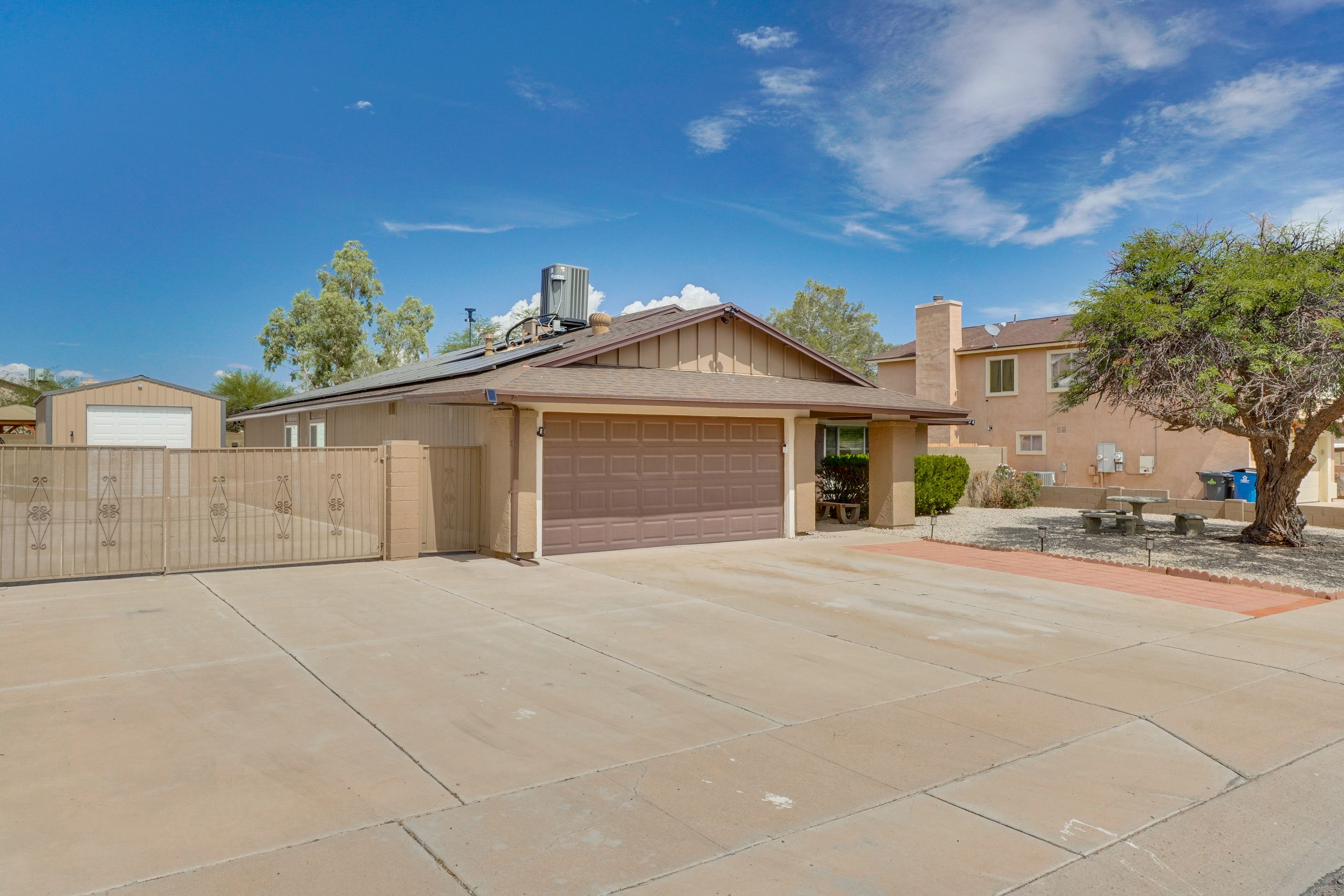Parking | Driveway (3 Vehicles) | Street | RV/Trailer | 110-Volt Outlets