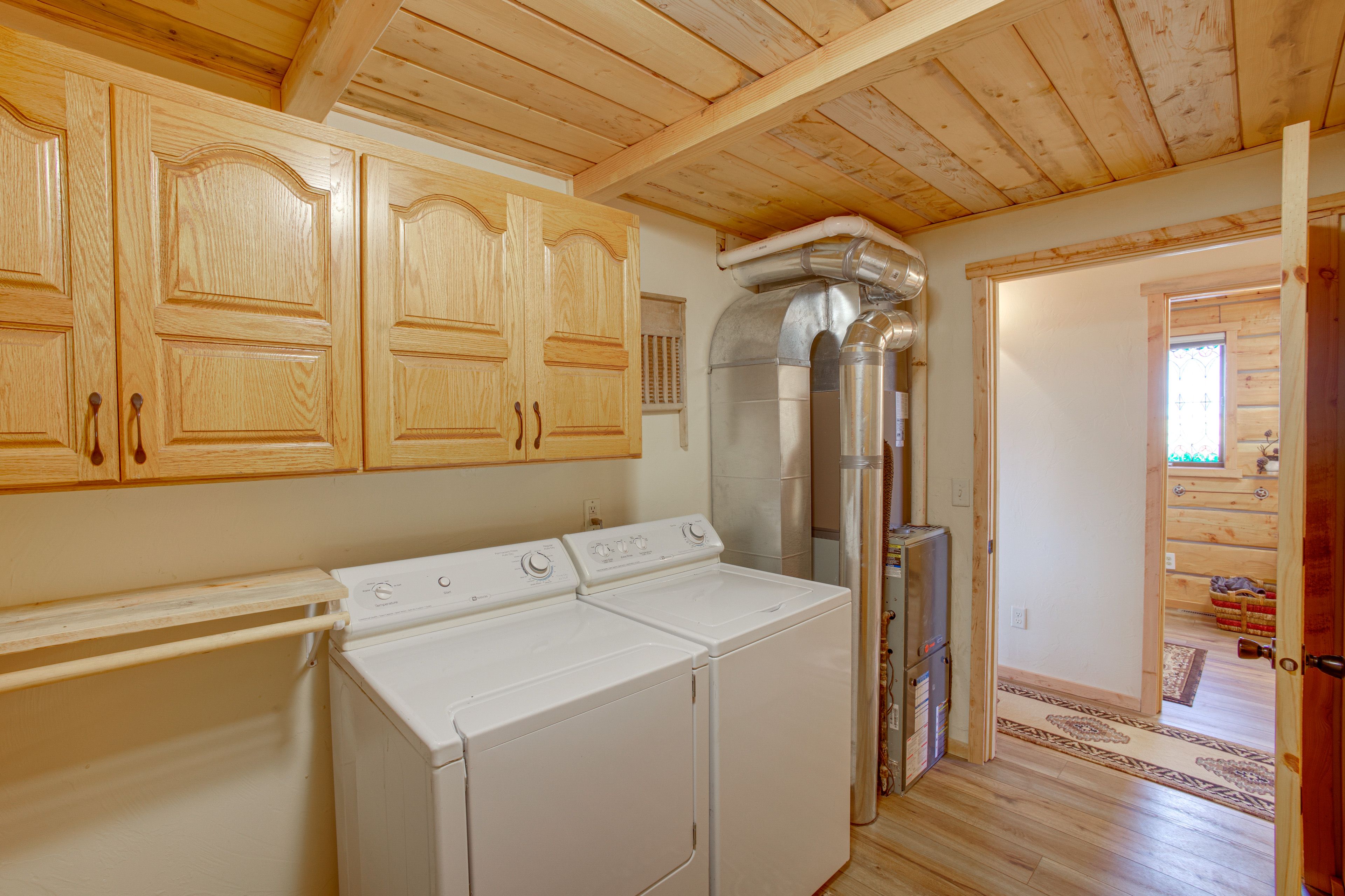 Washer & Dryer | Detergent Provided