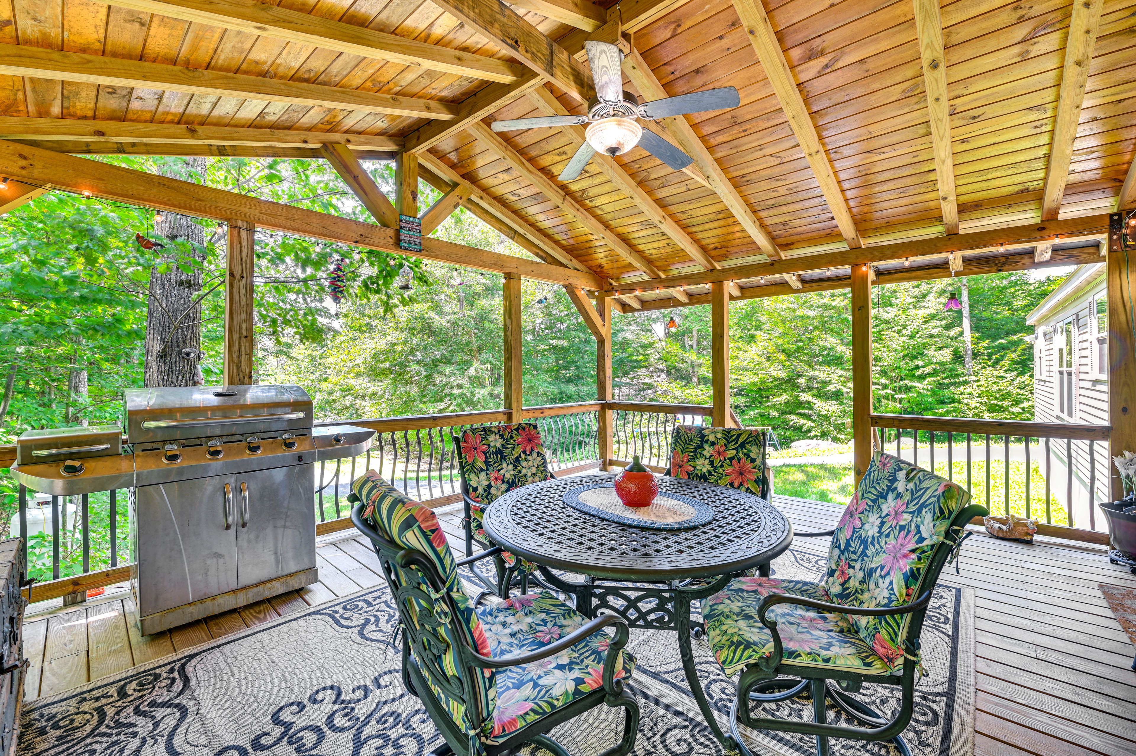Haines Falls Vacation Rental | 3BR | 2BA | 1,620 Sq Ft | Steps Required to Enter