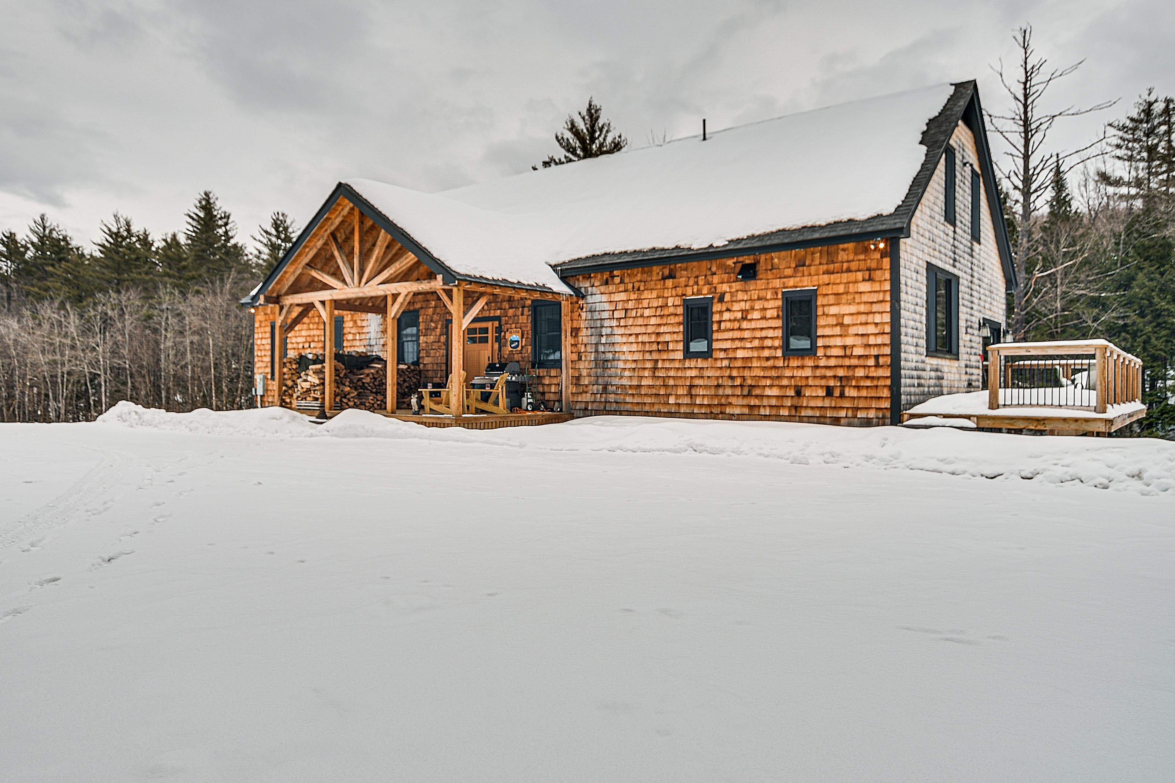 House Exterior | Backyard Waterfall | Private Hot Tub | Deck | Gas Grill