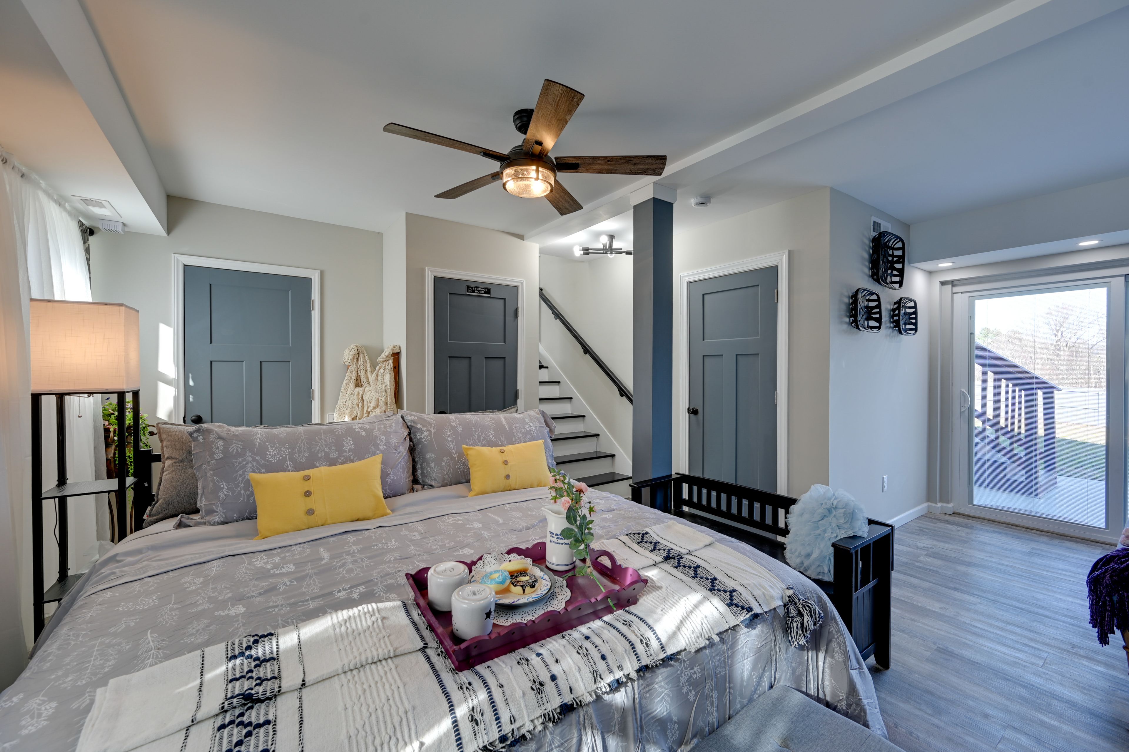 Bedroom 1 (Basement) | California King Bed