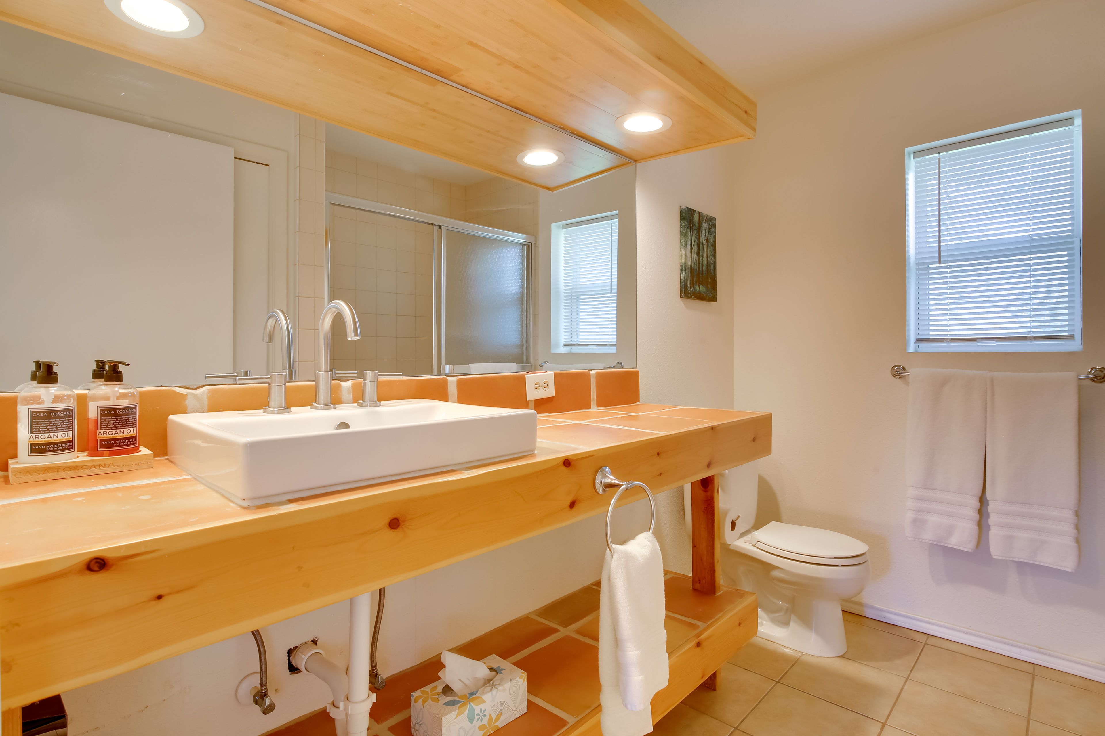 Bathroom | Walk-In Shower | Complimentary Toiletries