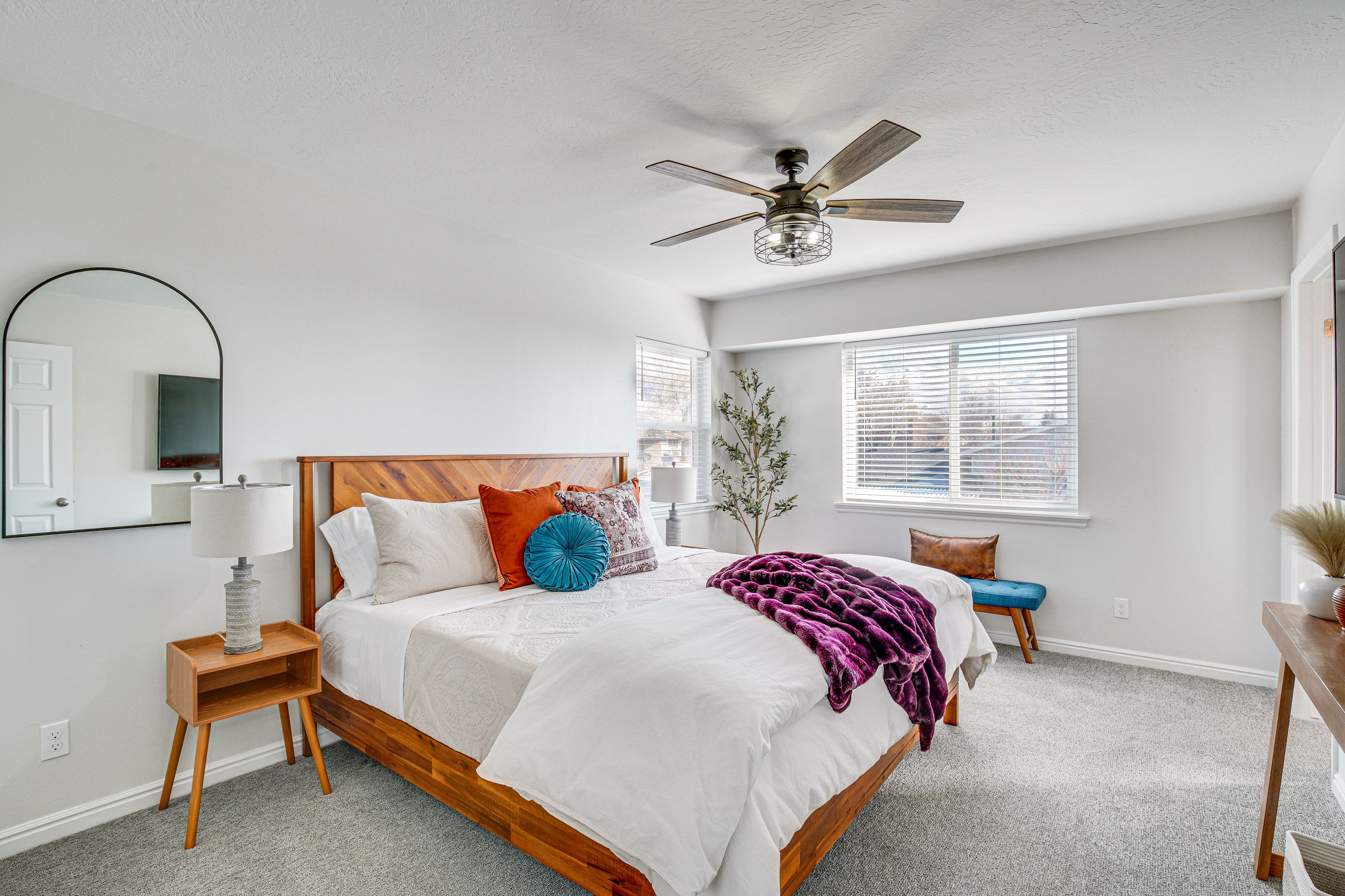 Bedroom 1 | 2nd Floor | King Bed | Linens Provided | Smart TV