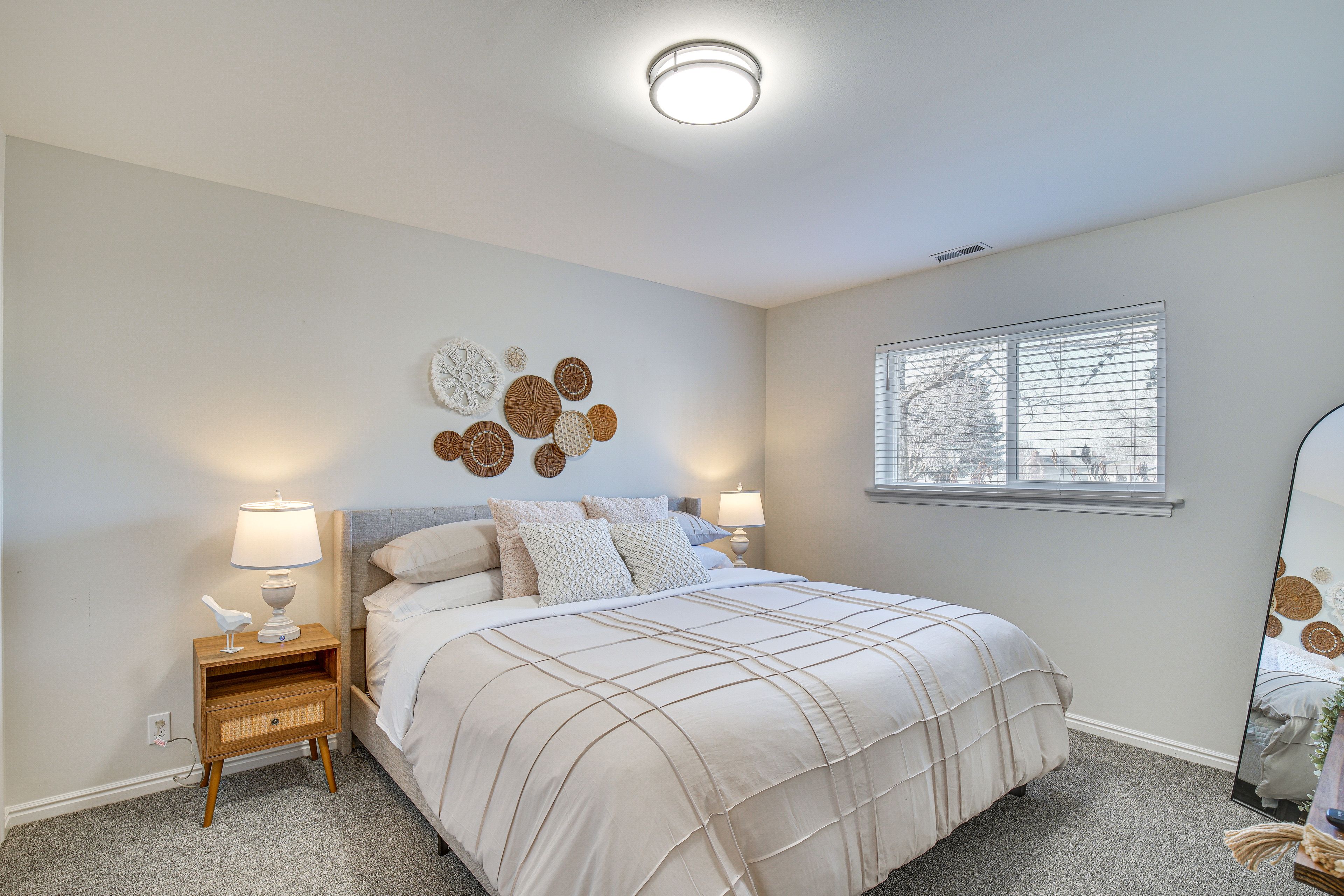 Bedroom 4 | Basement | King Bed | Smart TV