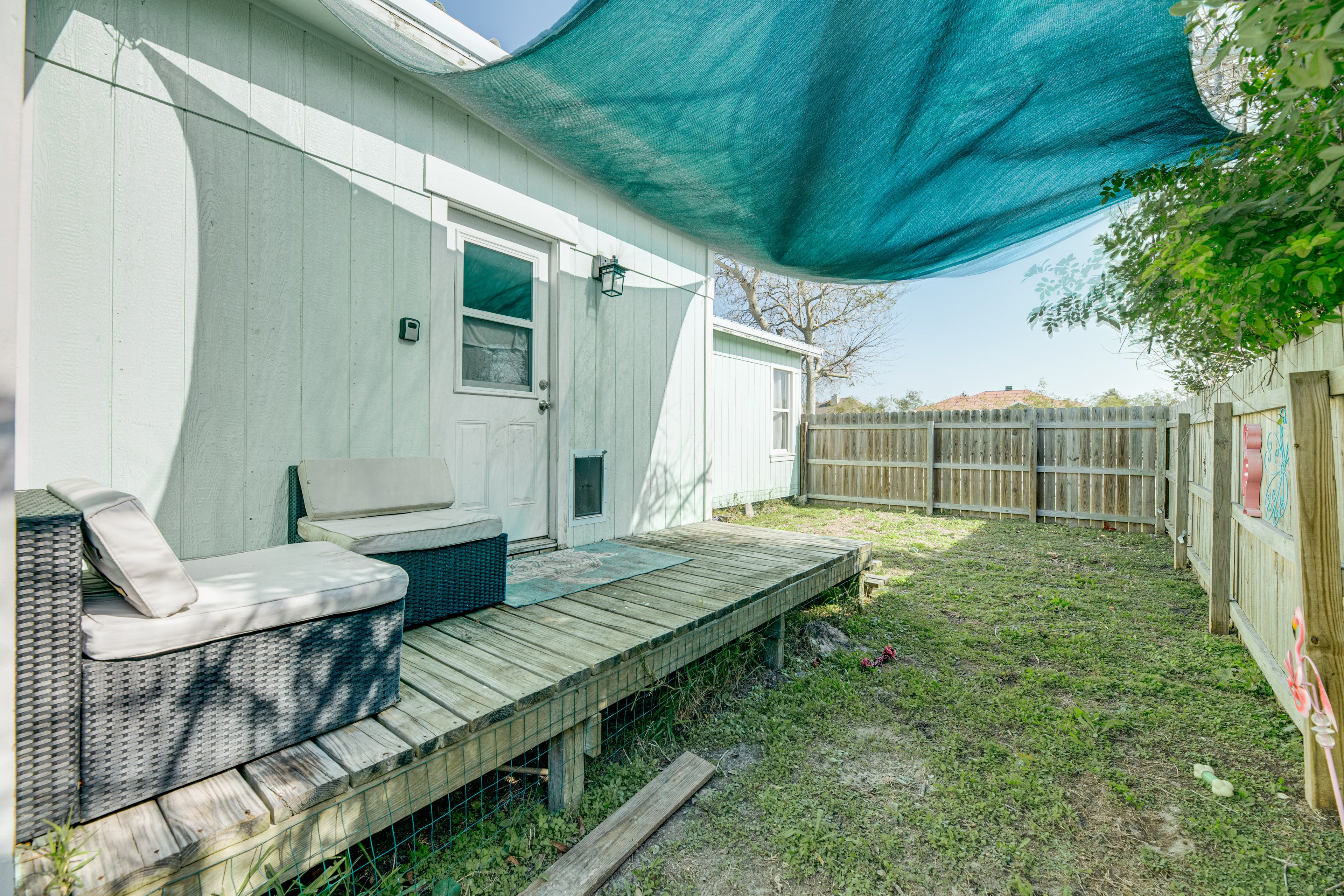 Private Backyard Area