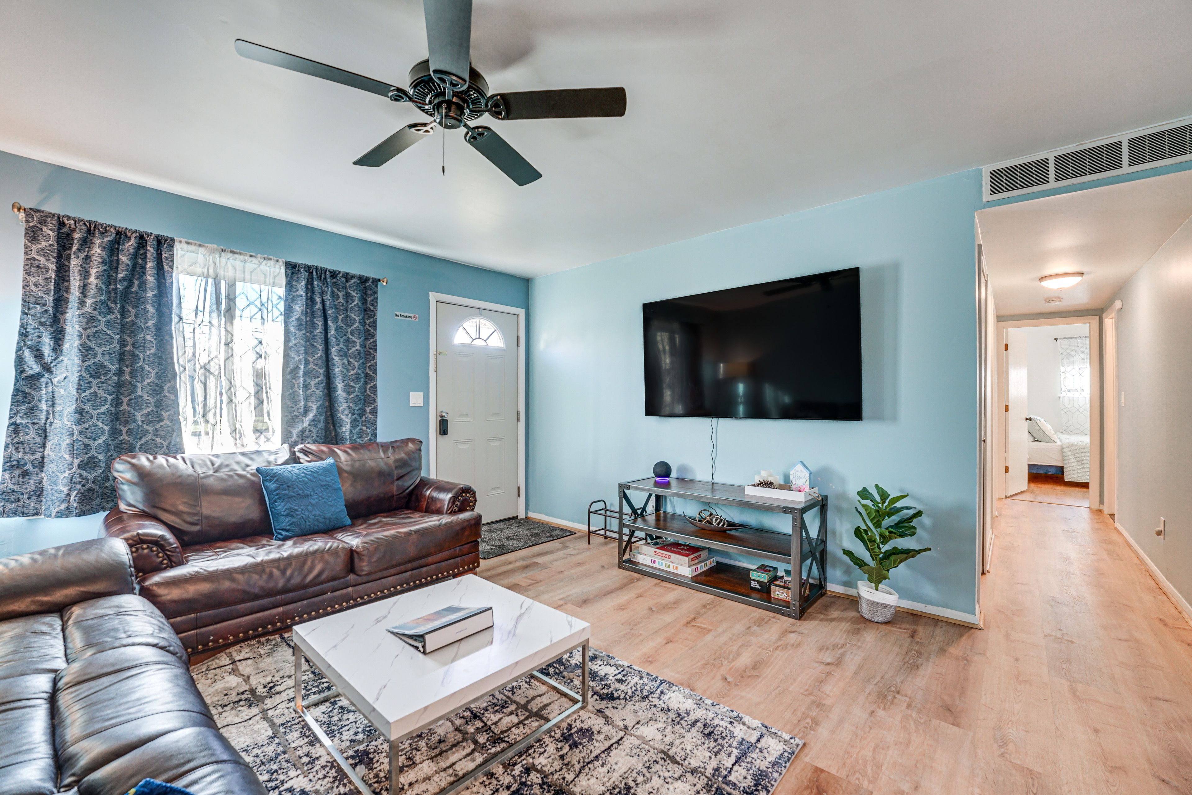 Ann Arbor Vacation Rental | 3BR | 1BA | 1,000 Sq Ft | Small Step for Entry