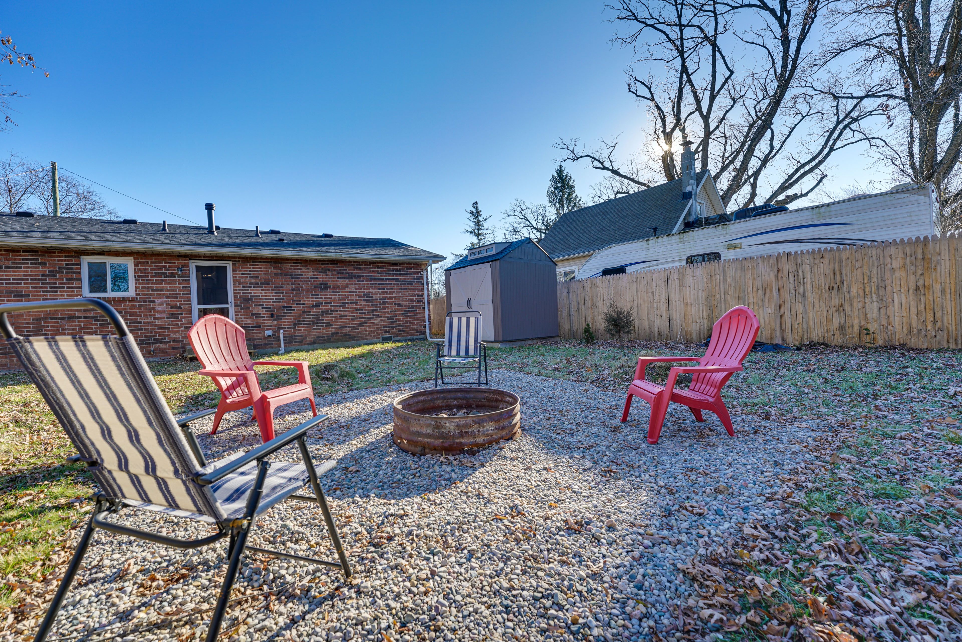 Private Backyard Area