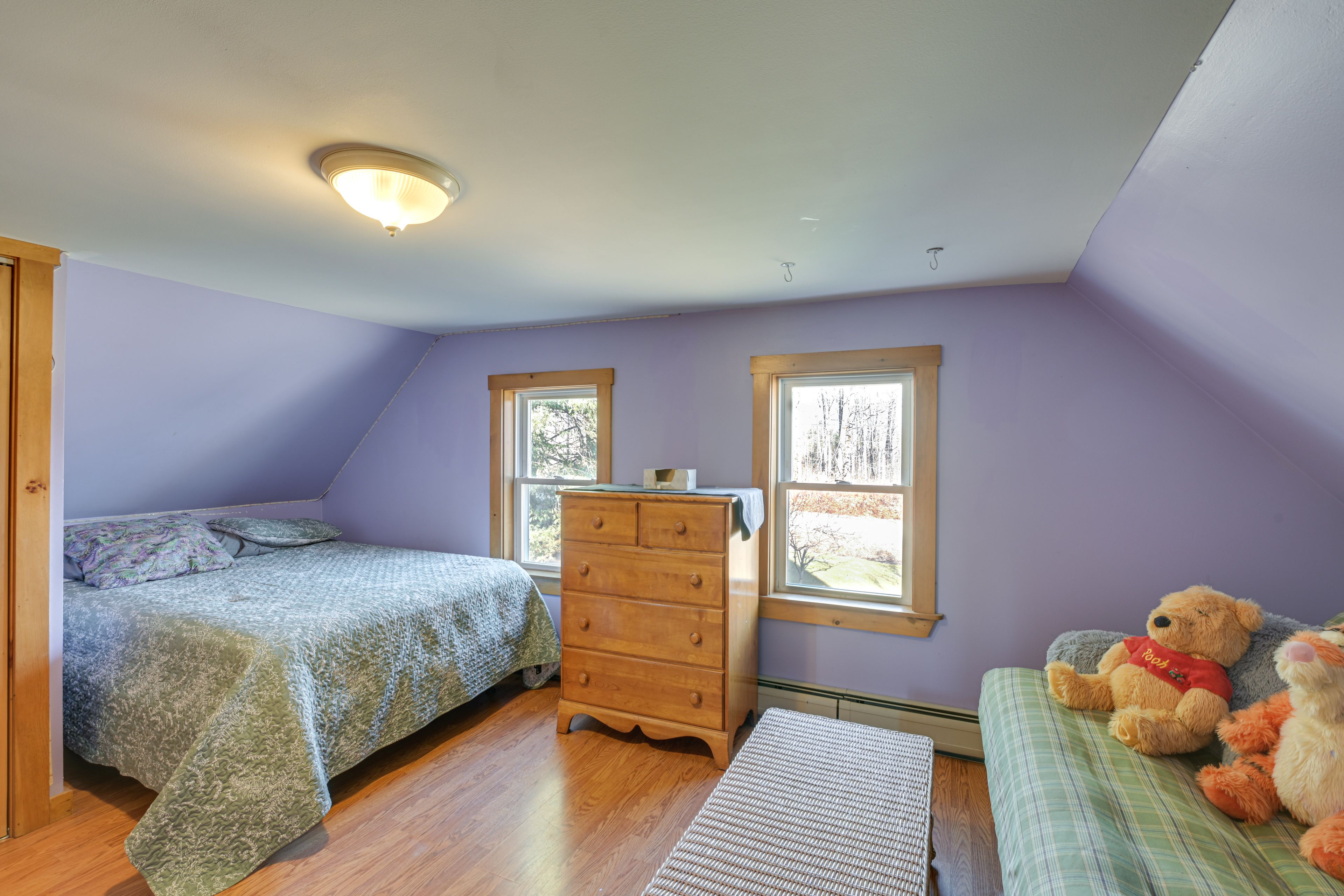 Bedroom 2 | 2nd Floor | Queen Bed | Office Desk