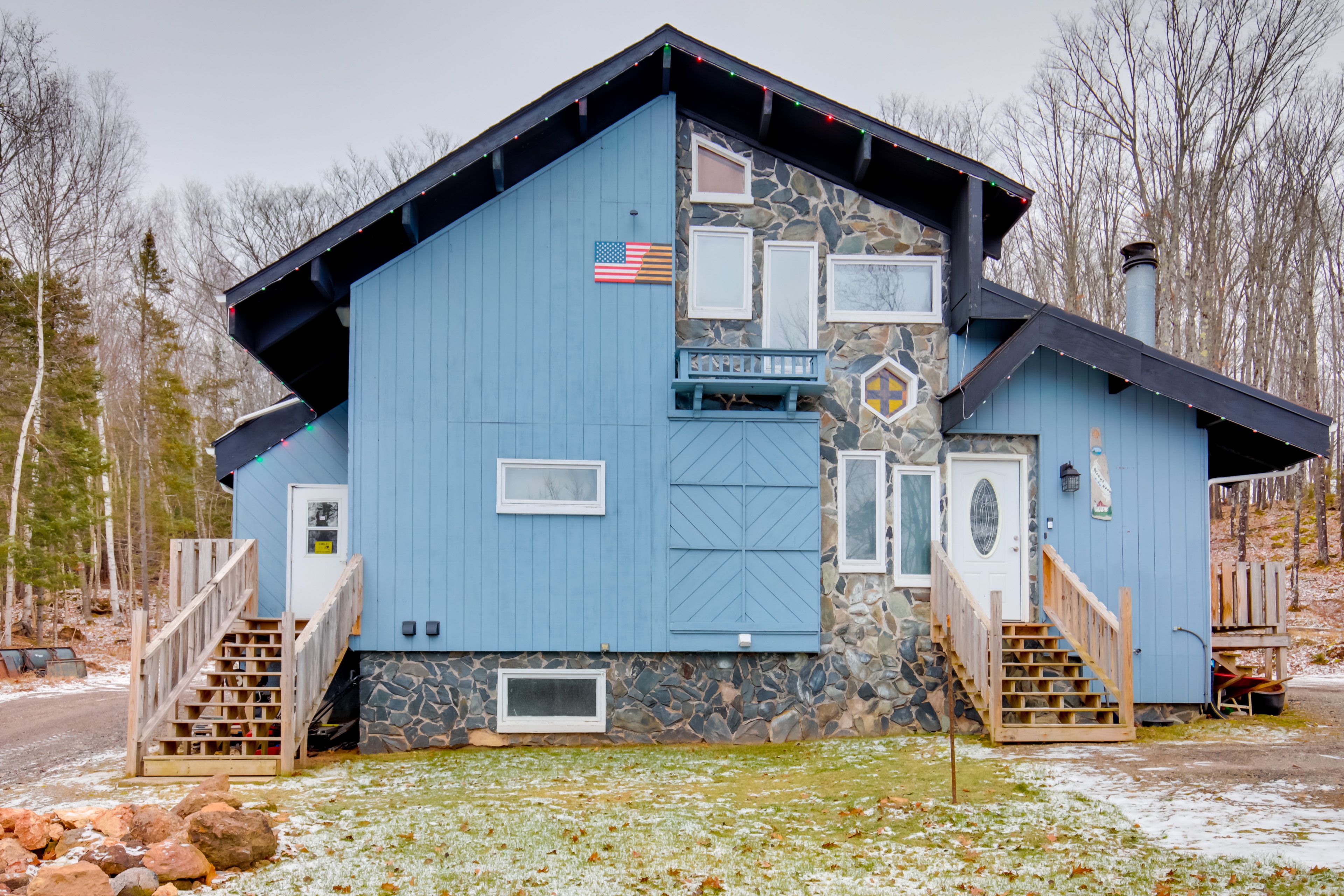 Iron River Vacation Rental | 4BR | 2BA | Steps Required | 1,000 Sq Ft