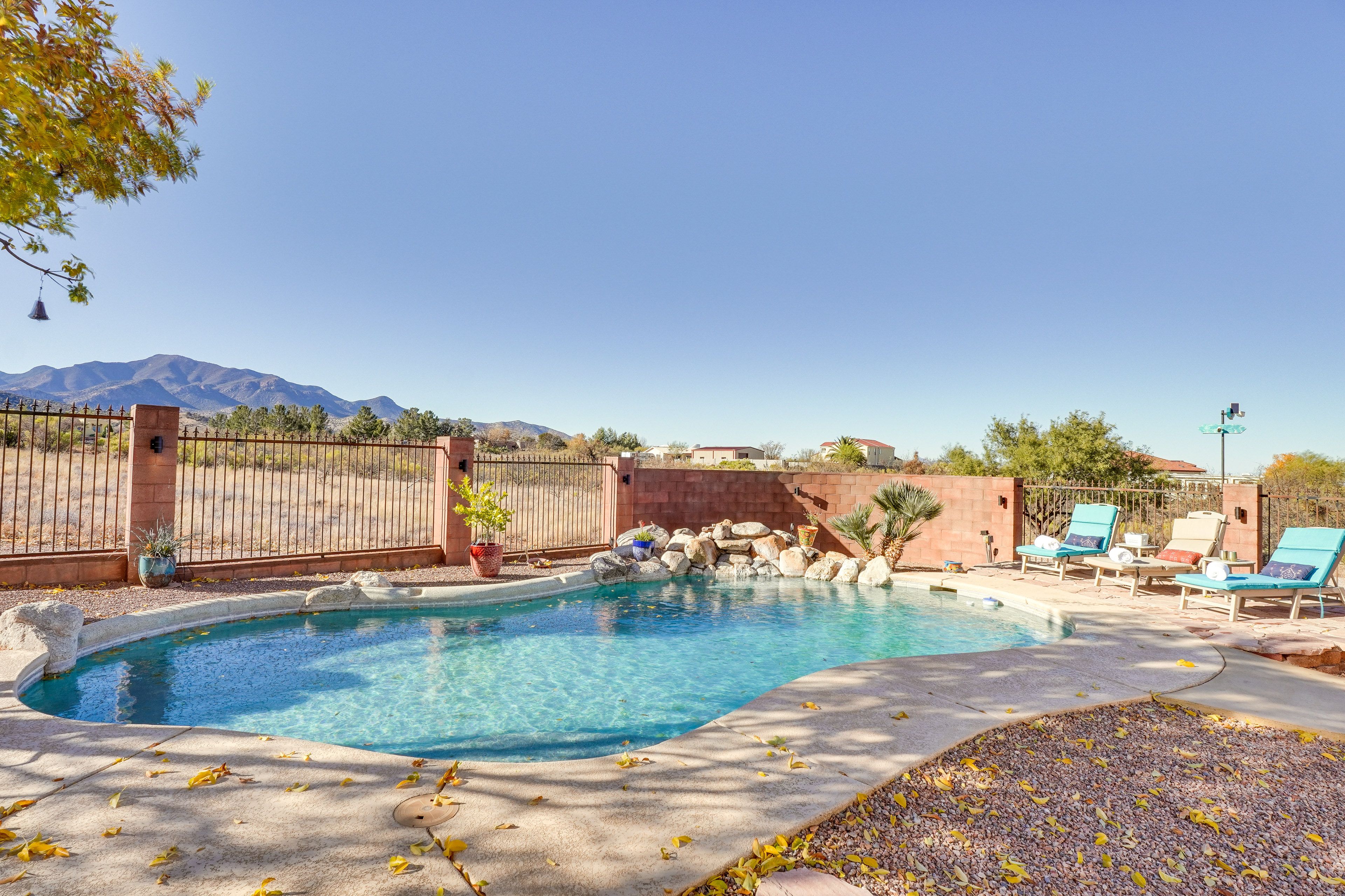 Private Outdoor Pool (Not Heated) | Mountain Views | 1-Acre Property