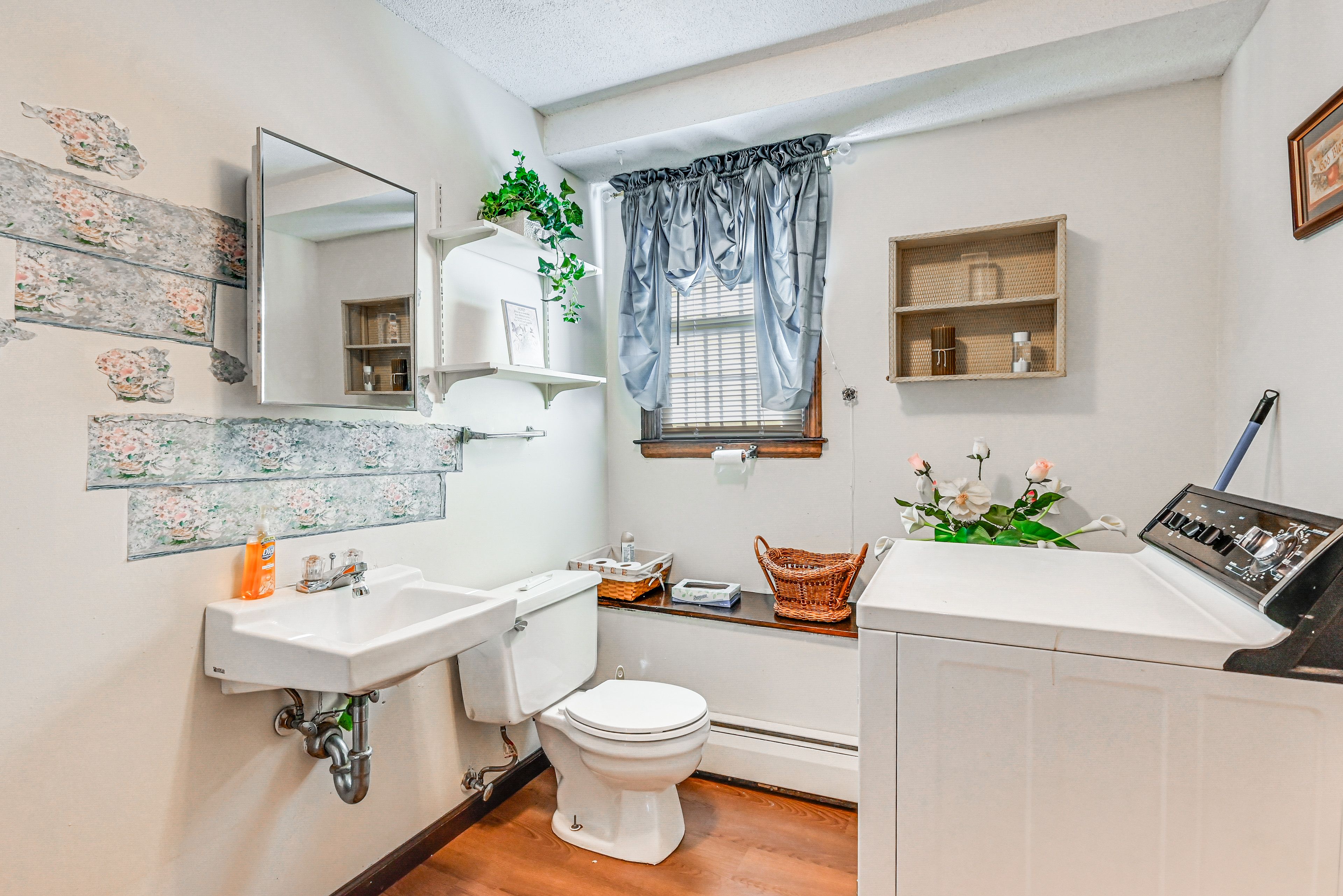 Half Bathroom | Lower Level | At-Home Laundry