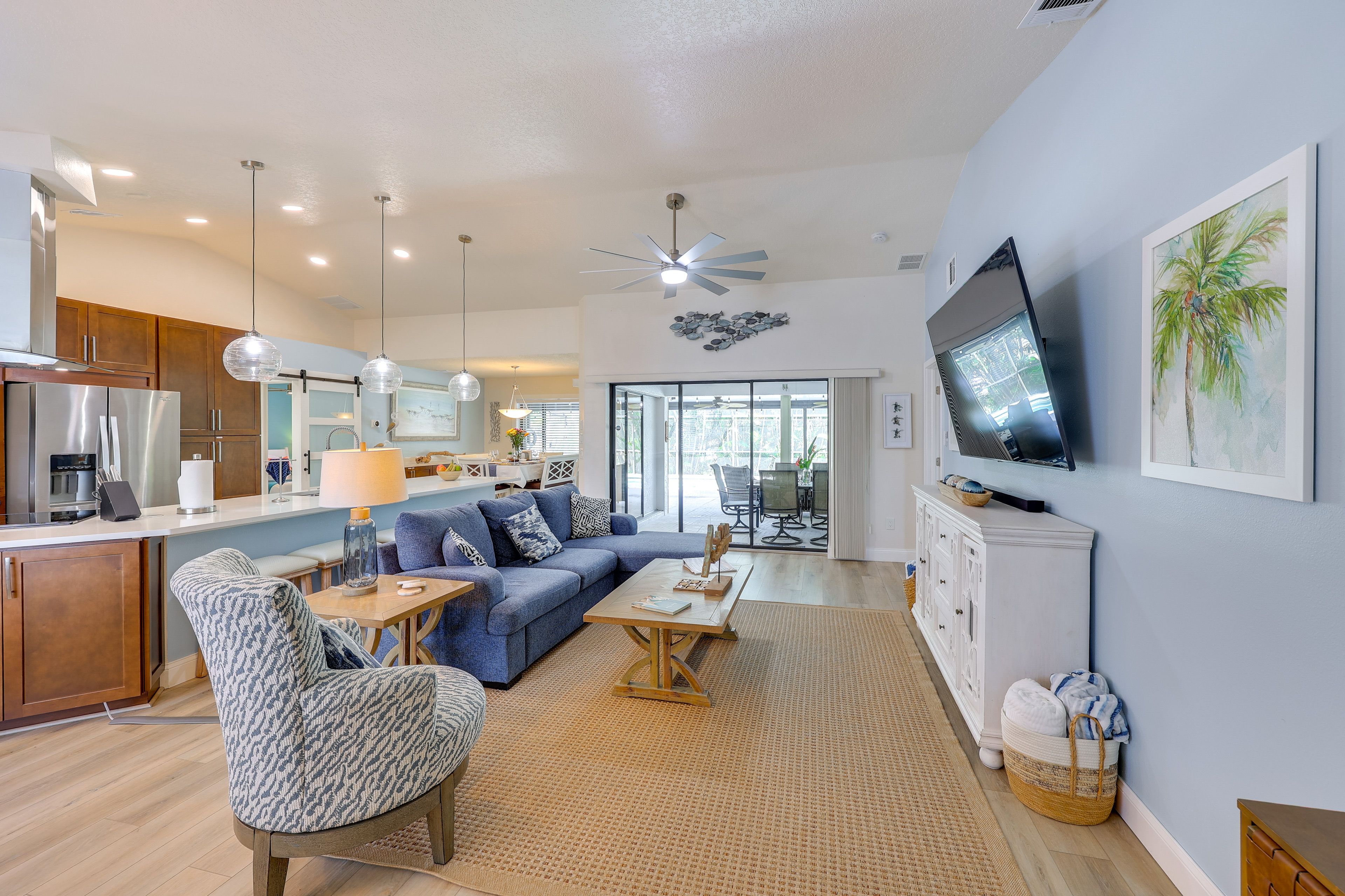 Living Room | Smart TV | Queen Sleeper Sofa