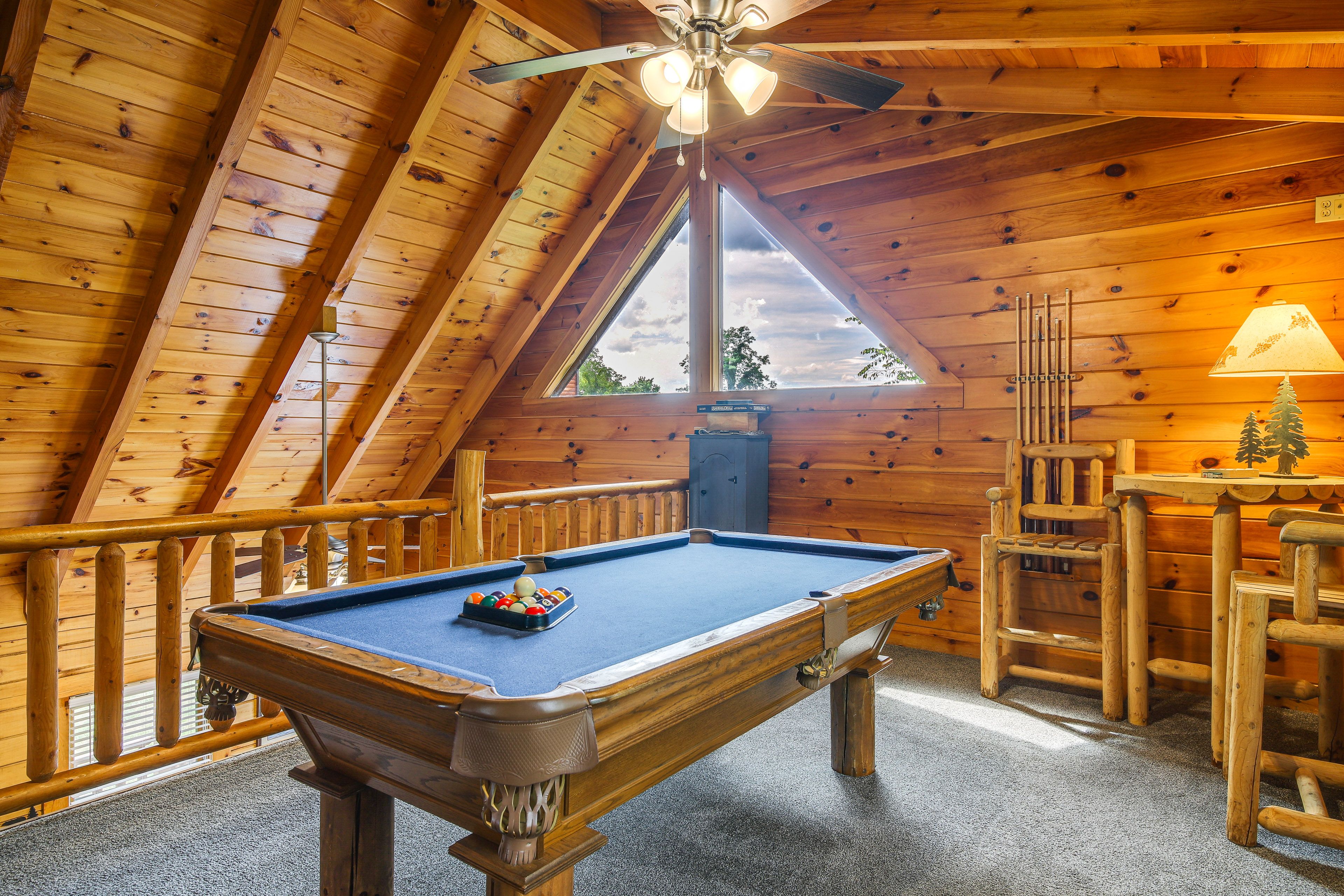 Lofted Game Room | Free WiFi | Central A/C & Heat