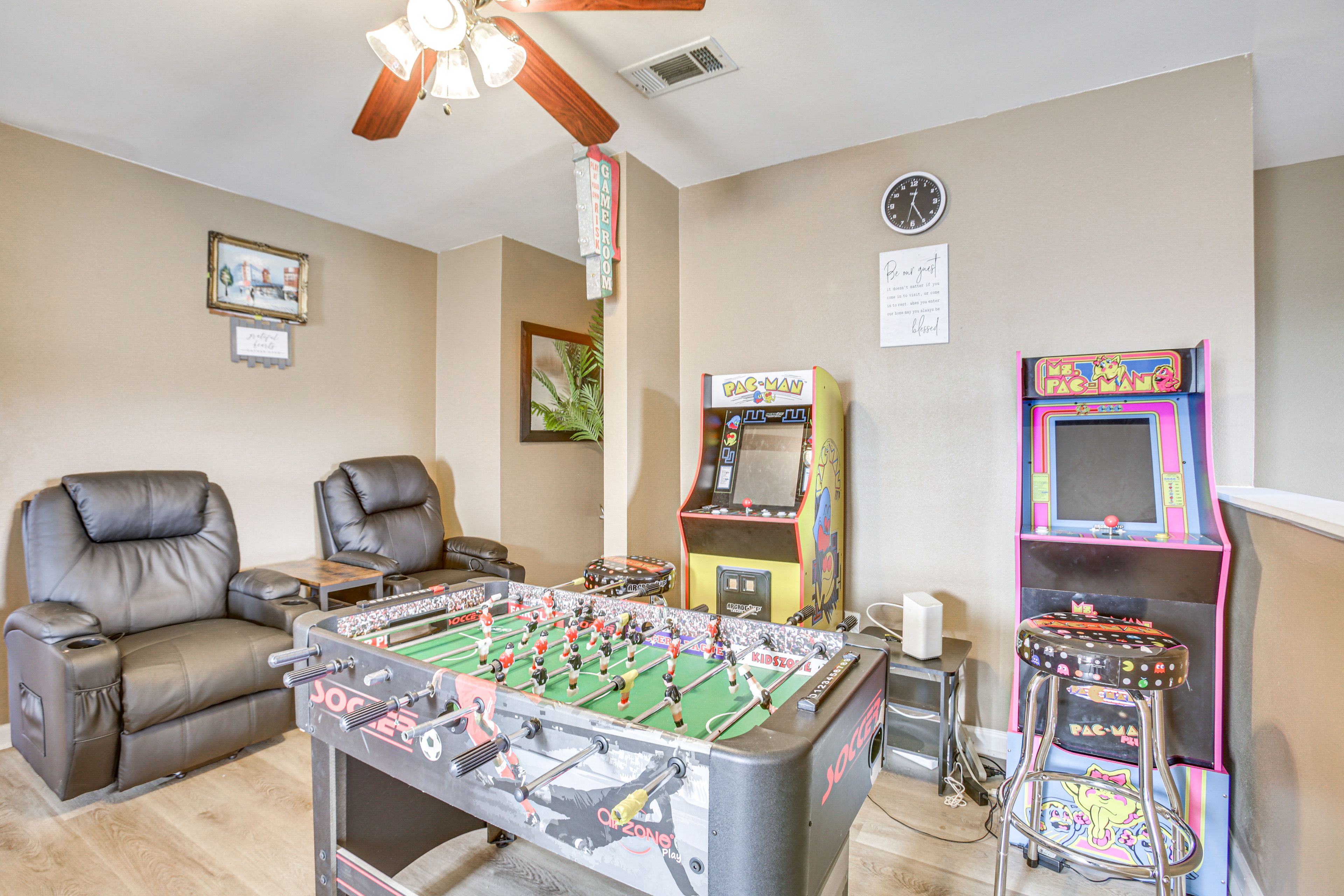 Game Room/Loft | Foosball Table | Arcade Games