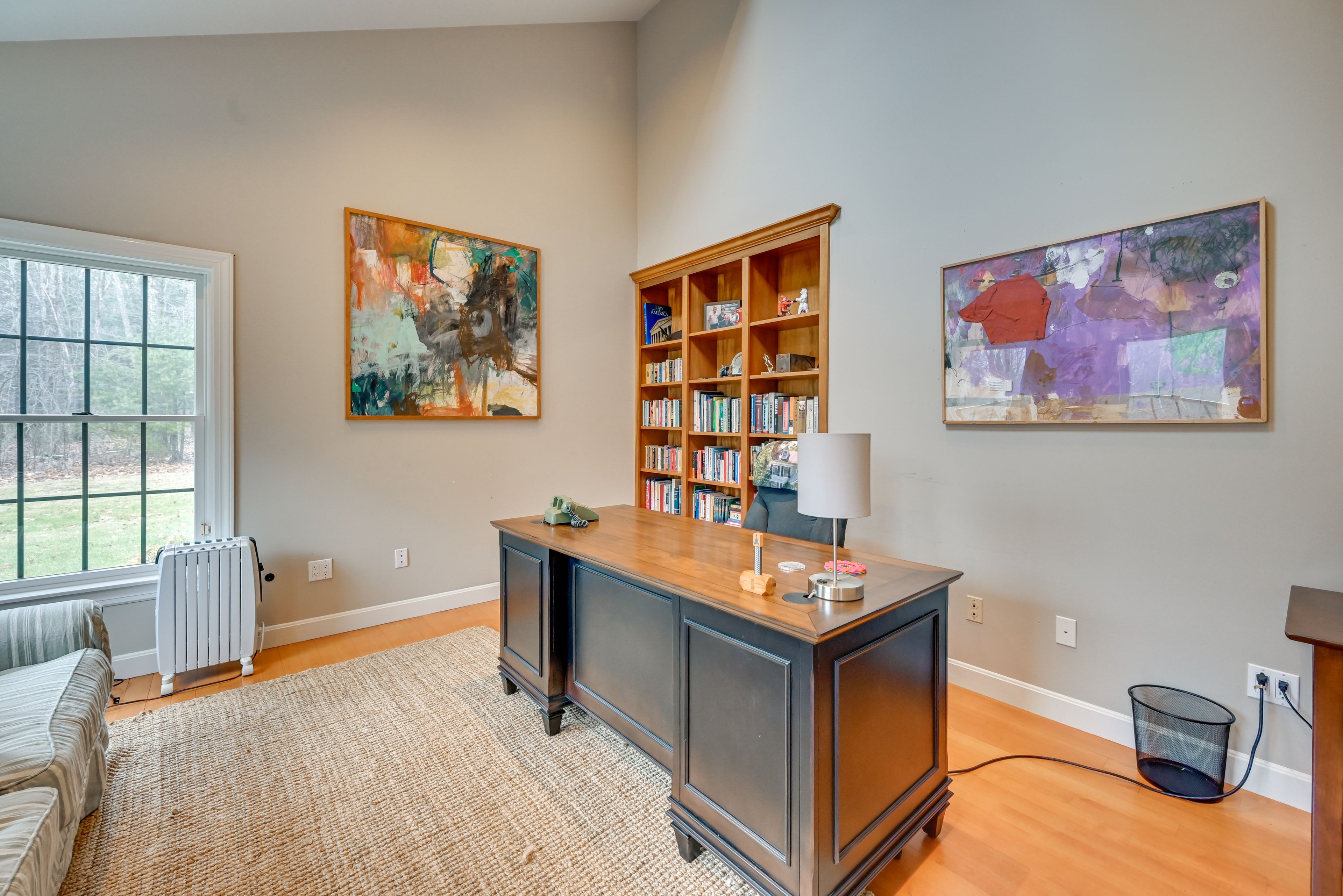 Home Office | Queen Sleeper Sofa | Full Air Mattress Available | 1st Floor