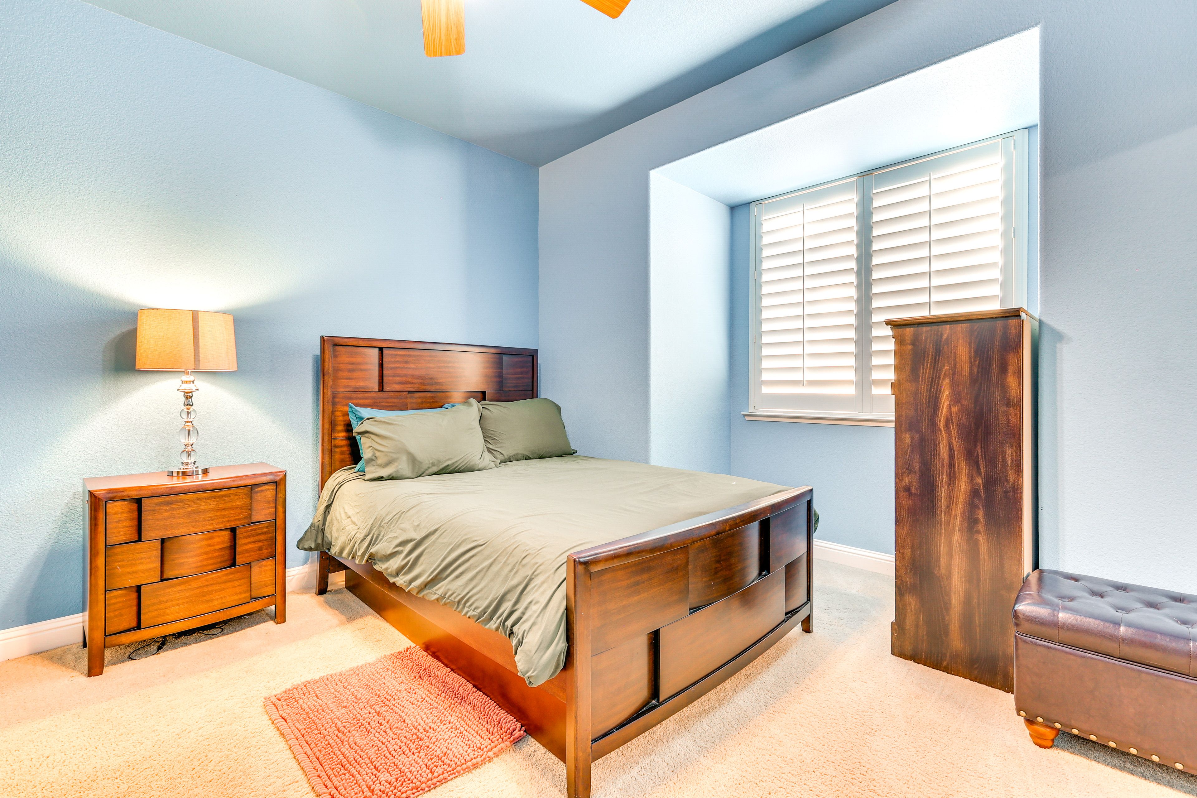 Bedroom 2 | Full Bed | Laptop Workspace | Free WiFi | 2nd Floor