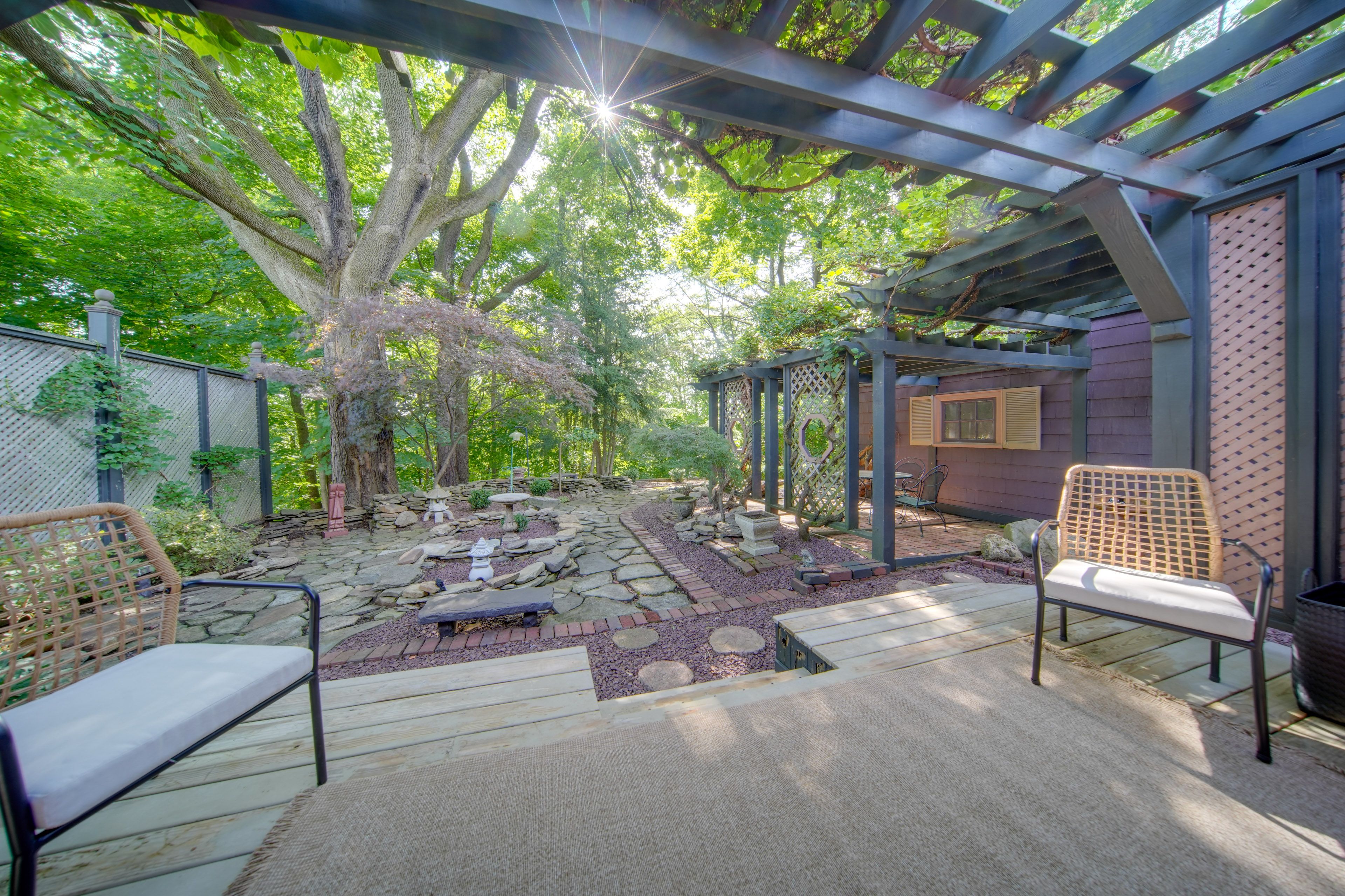 Peaceful Backyard Garden