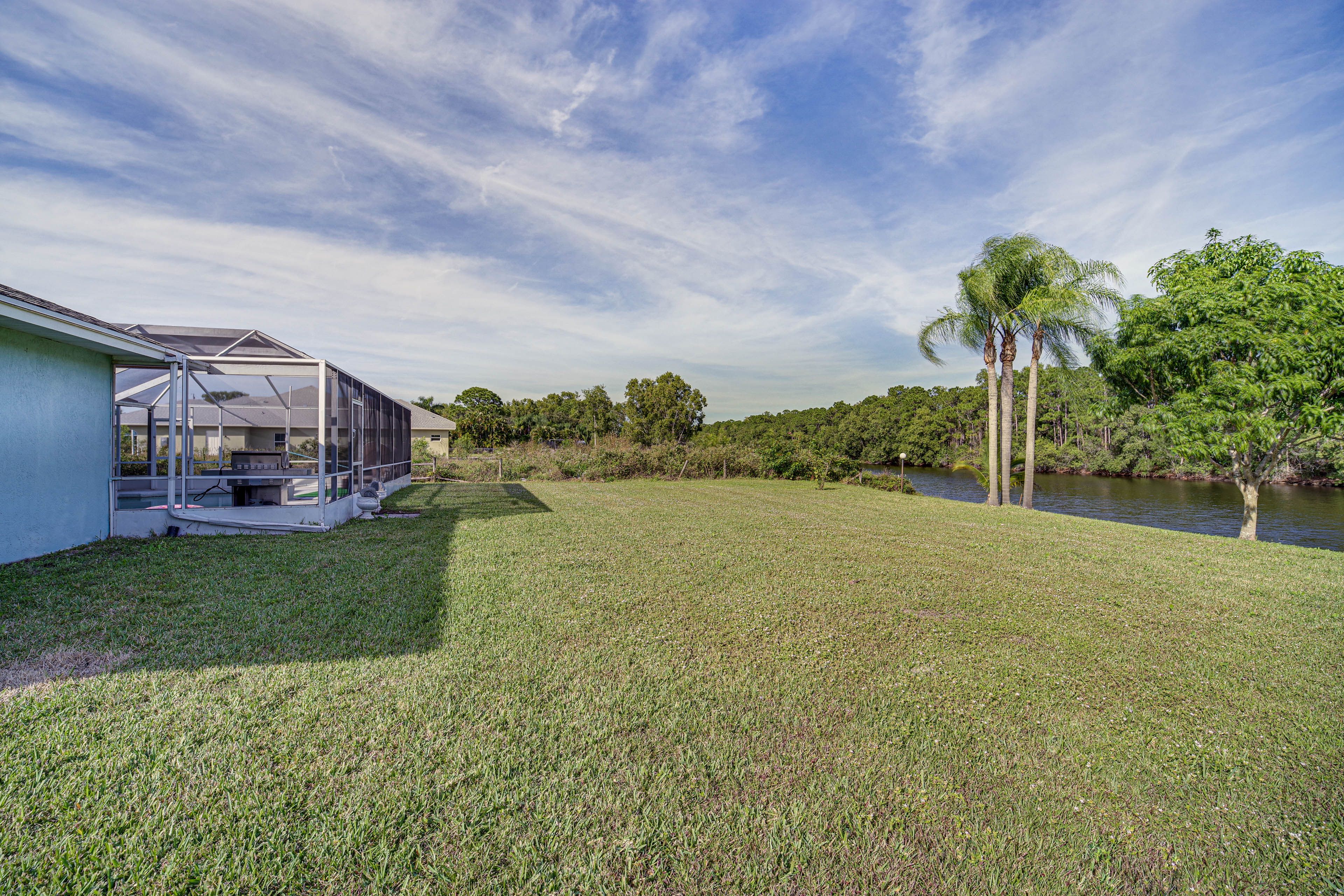 Private Backyard Area