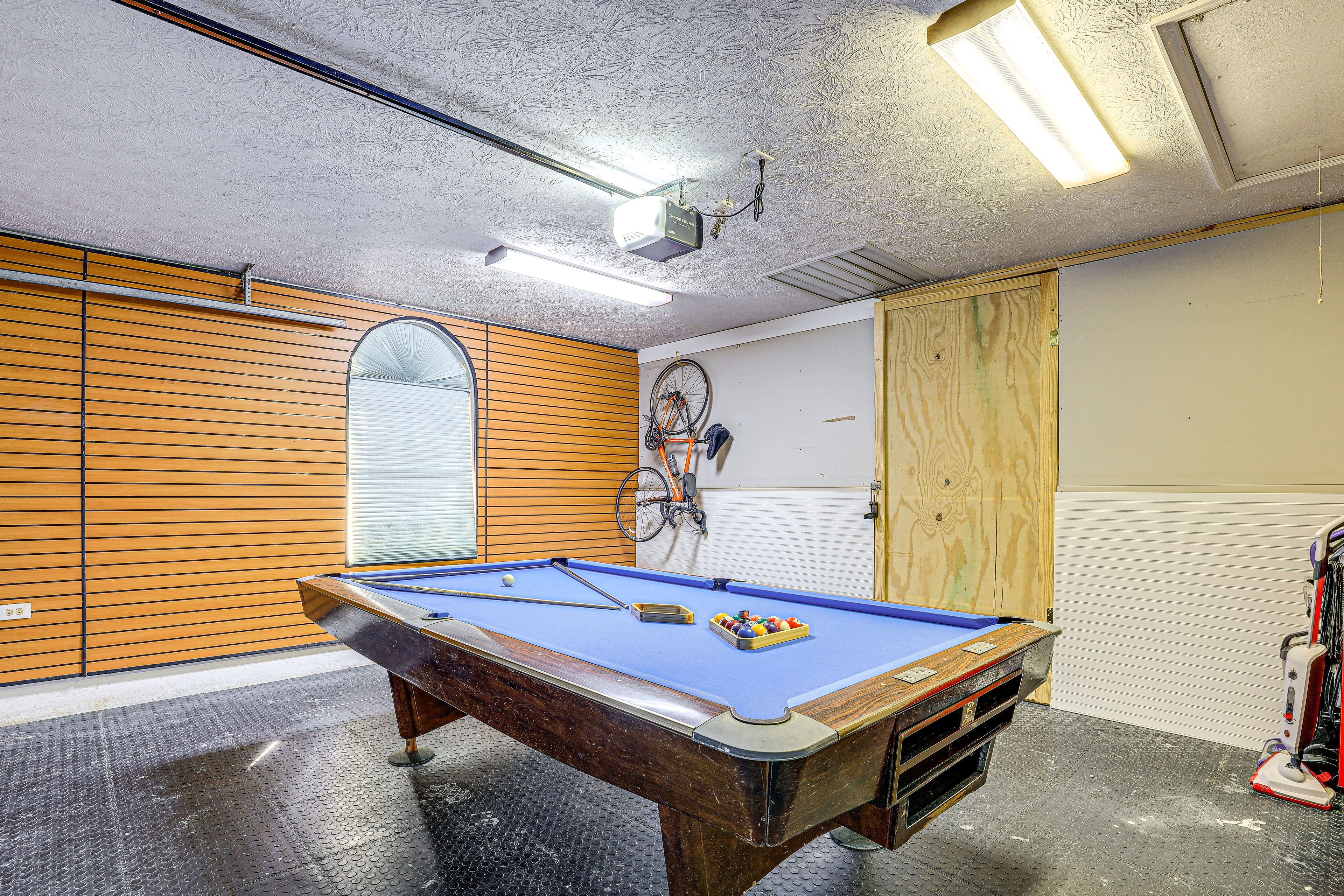 Game Room (Garage) | Pool Table