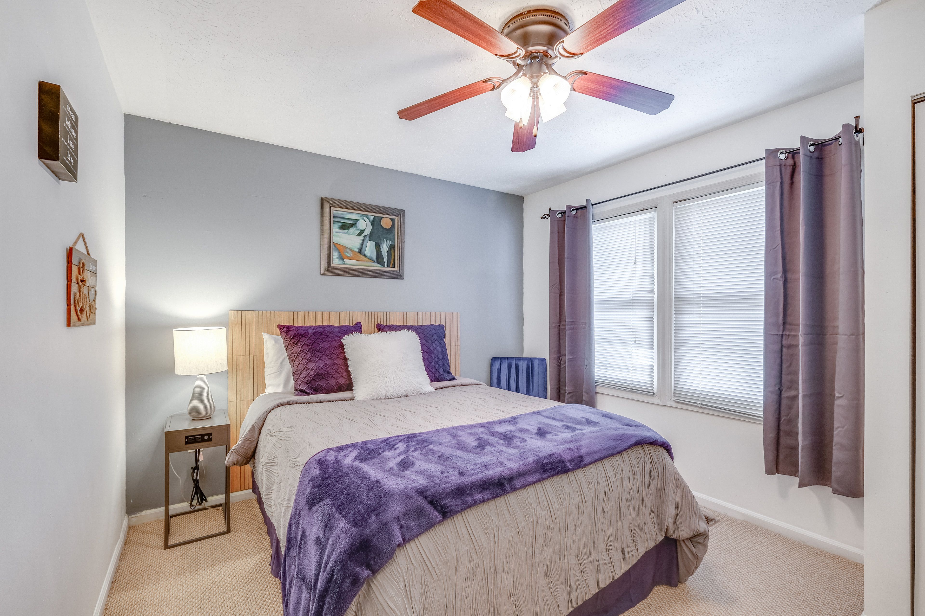 Bedroom 3 | 2nd Floor | Queen Bed | Smart TV | Laptop-Friendly Workspace