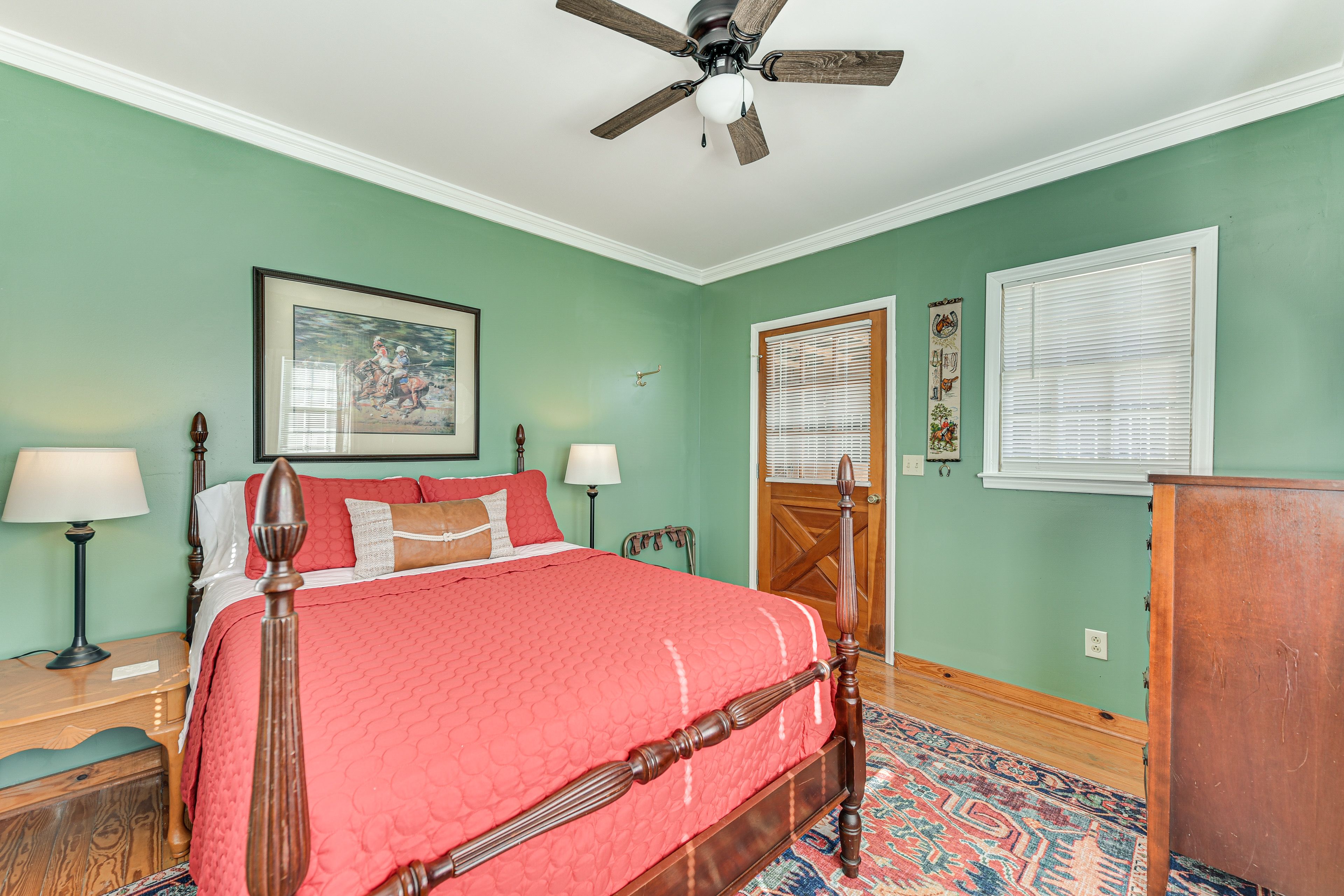 Bedroom 2 | Full Bed | En-Suite Bathroom | Mini-Split Unit