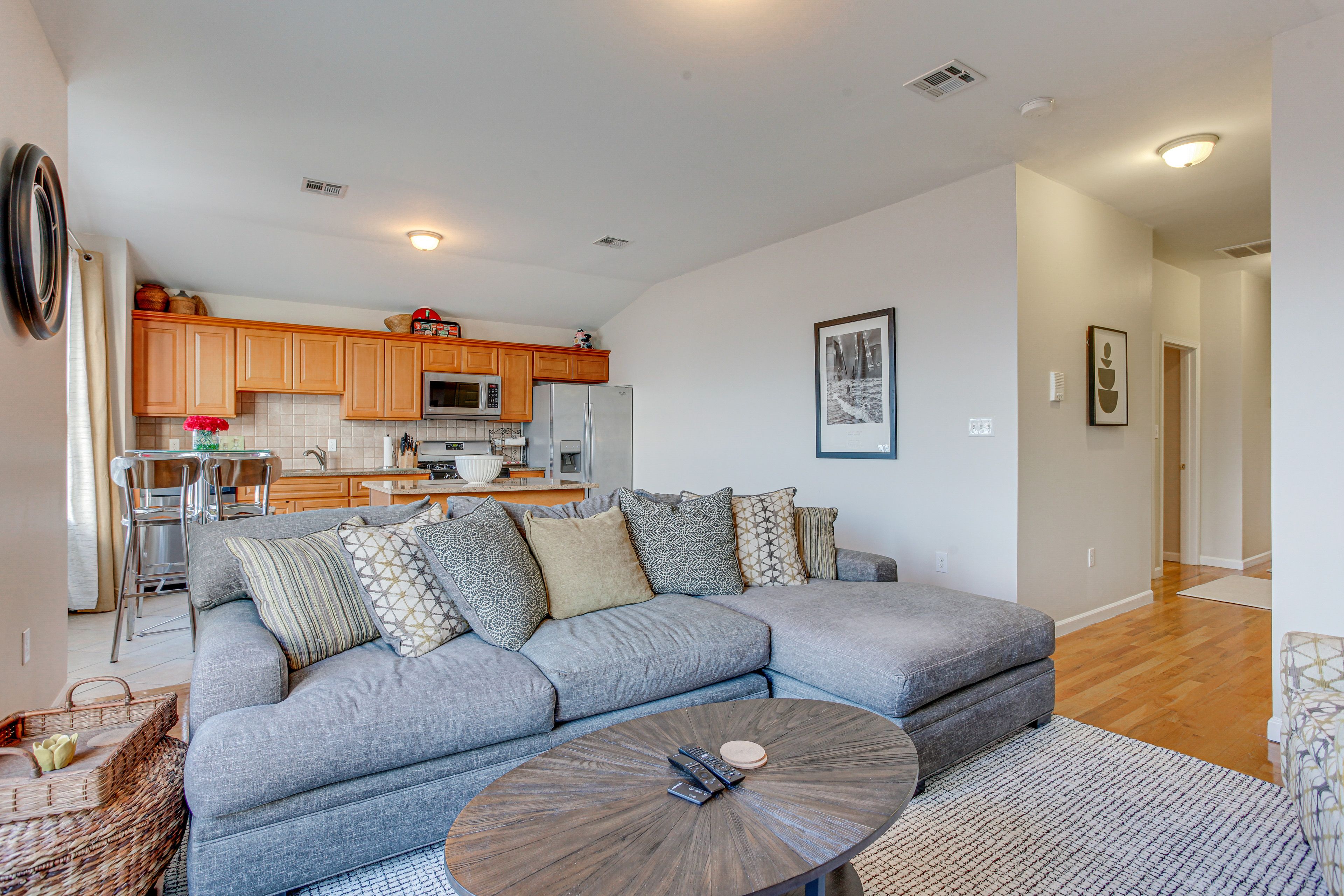 Living Room | Smart TV | Electric Fireplace