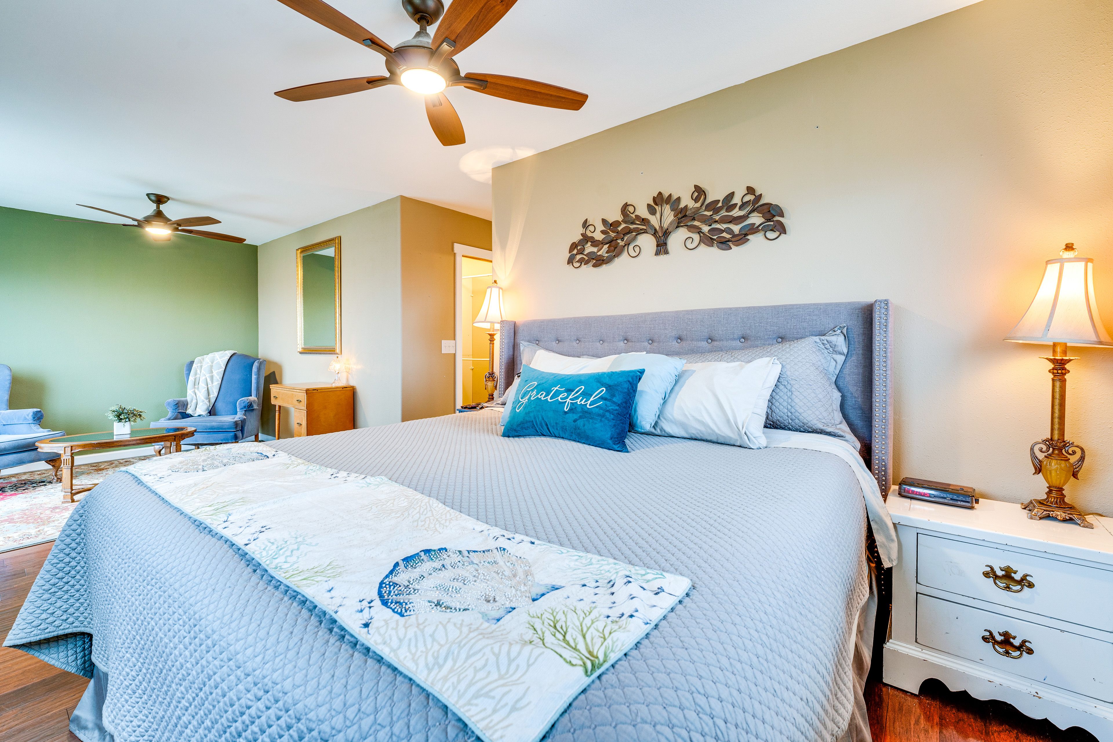 Bedroom 1 | King Bed | Linens Provided | En-Suite Bathroom