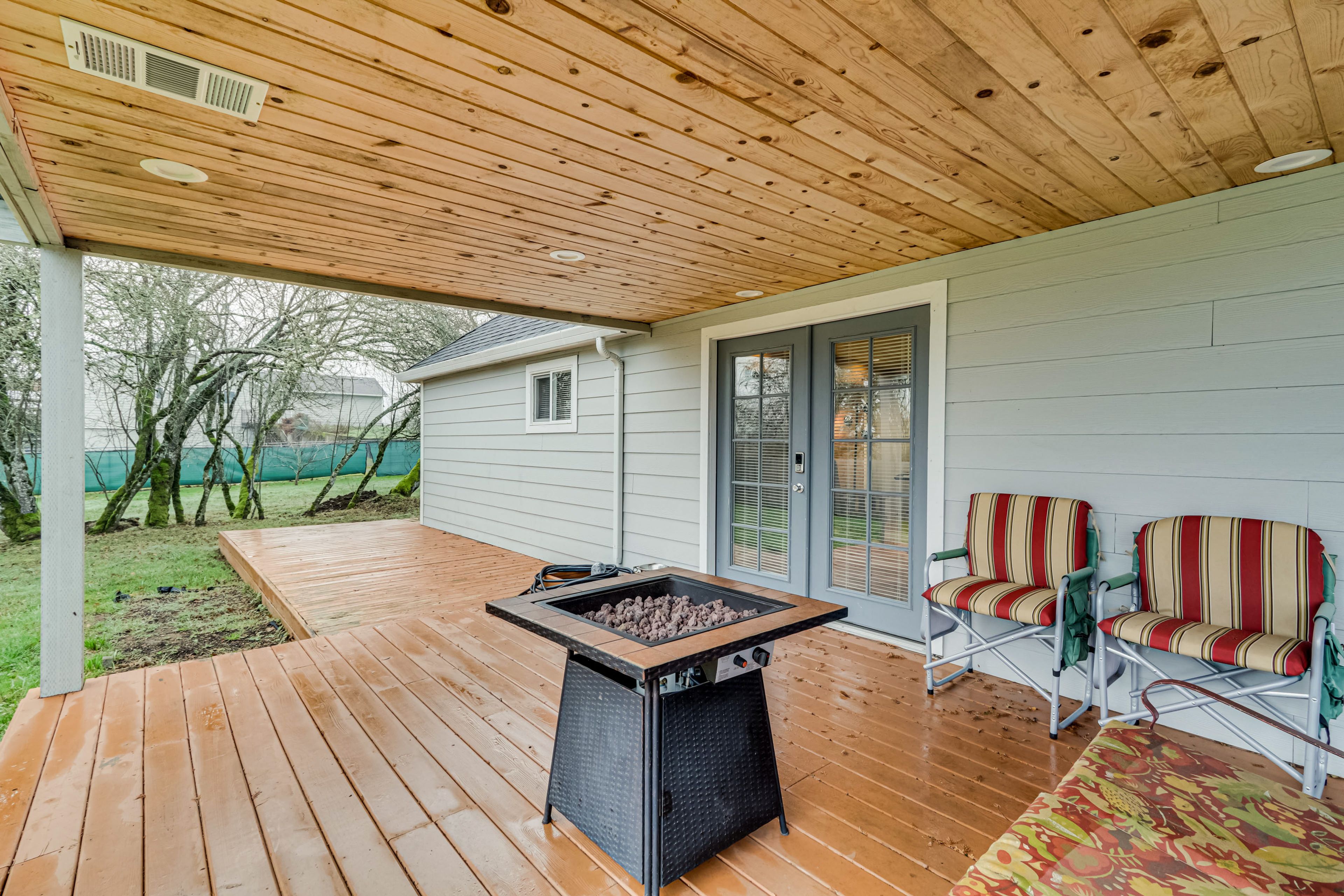 Covered Deck | Fire Pit | Seating