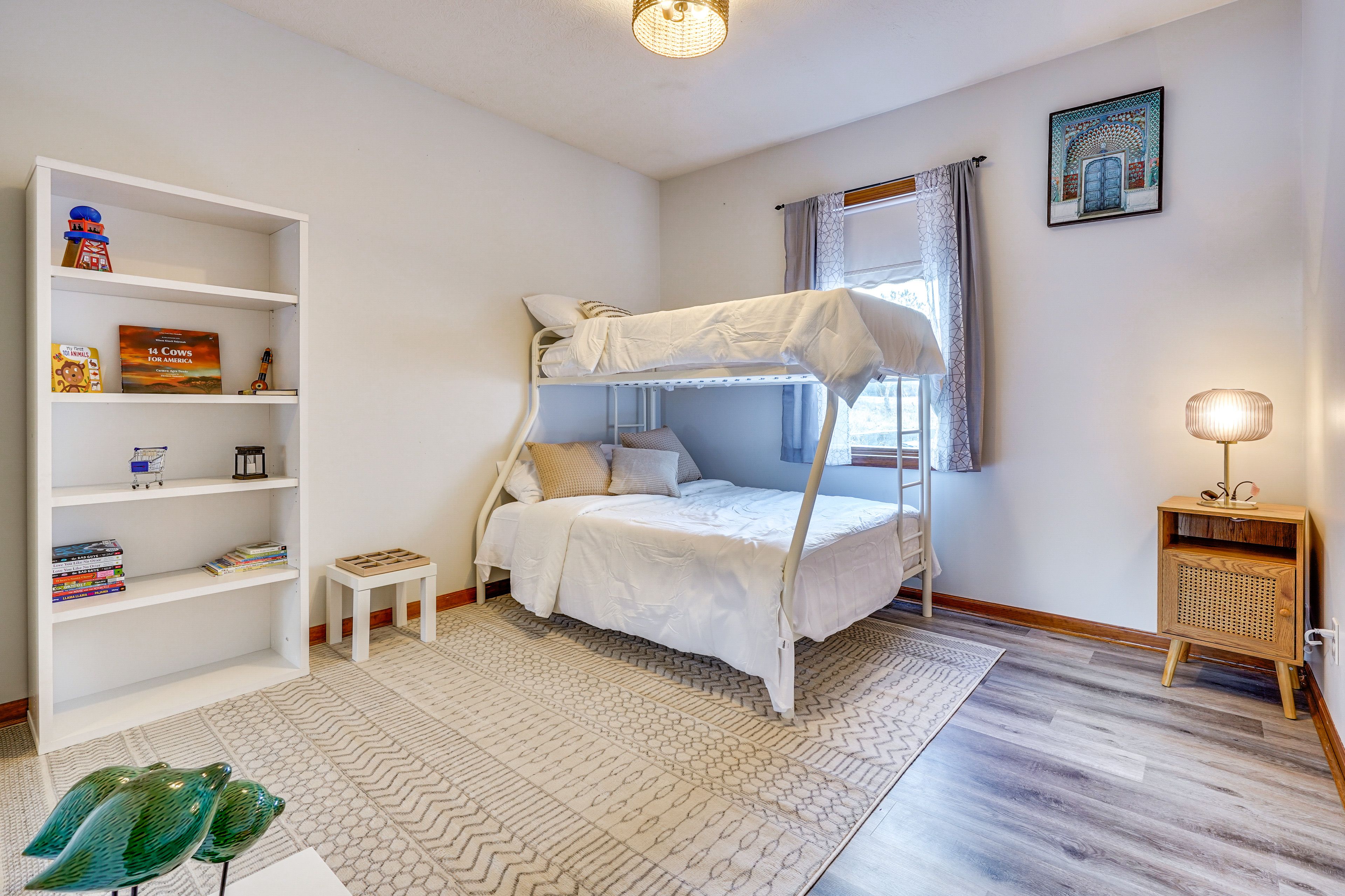 Bedroom 3 | Twin/Full Bunk Bed | Books | 2nd Floor