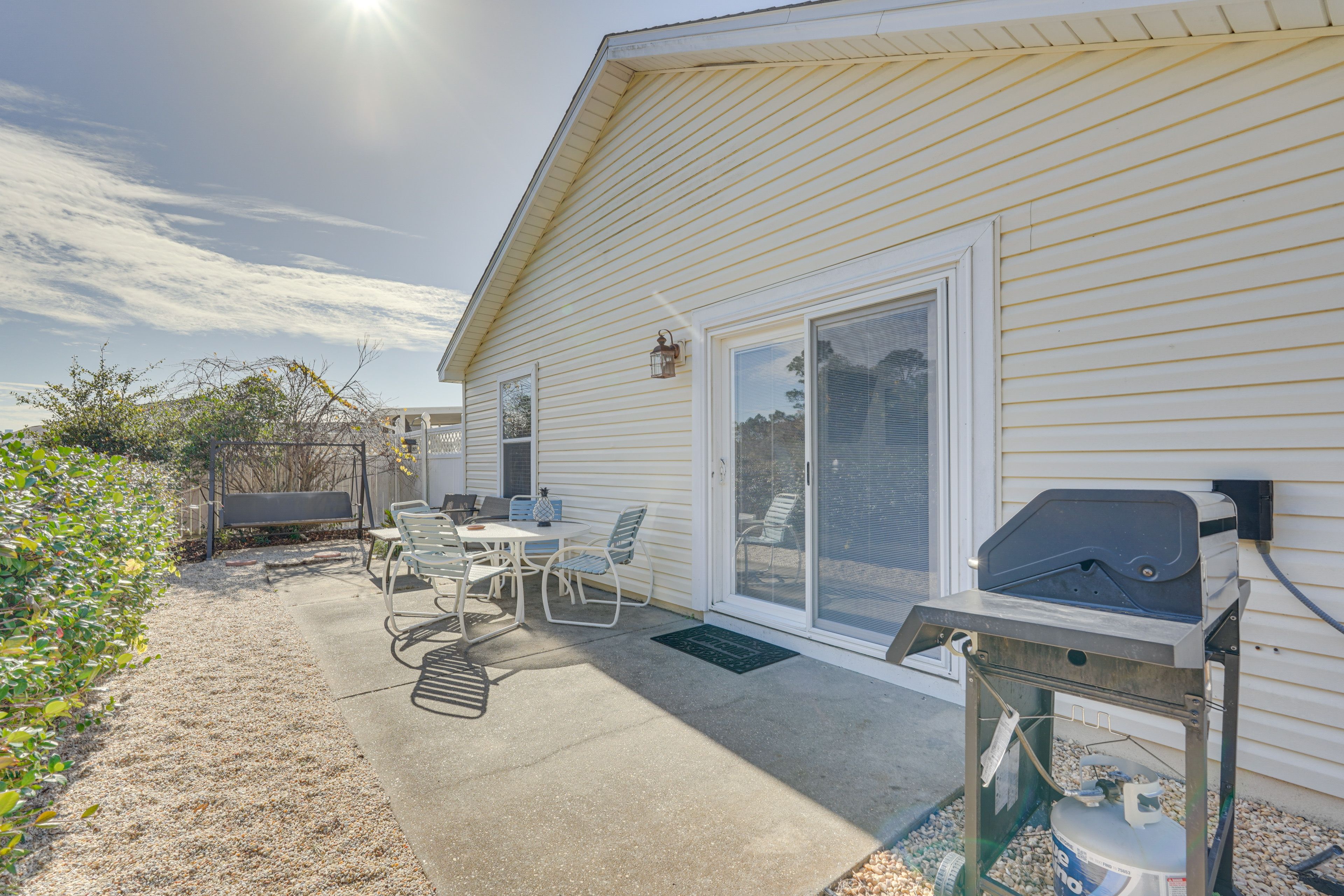 Furnished Patio | Gas Grill (Propane Provided)
