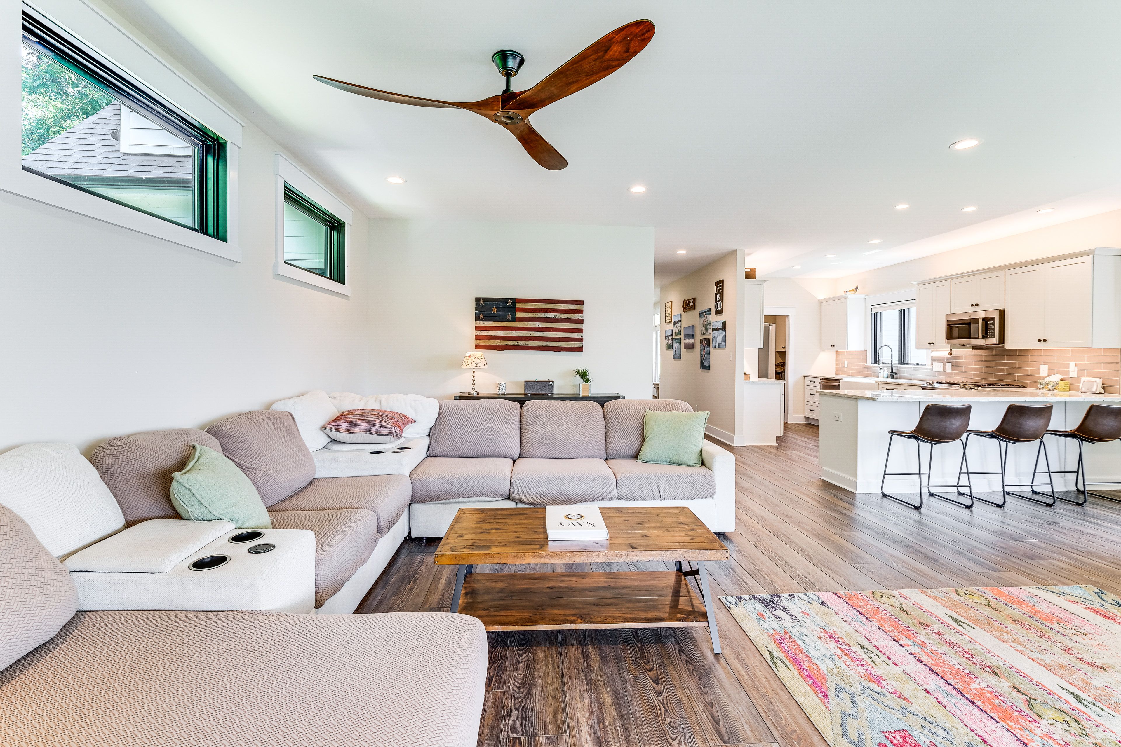 Living Room | Central A/C & Heating | Open Floor Plan