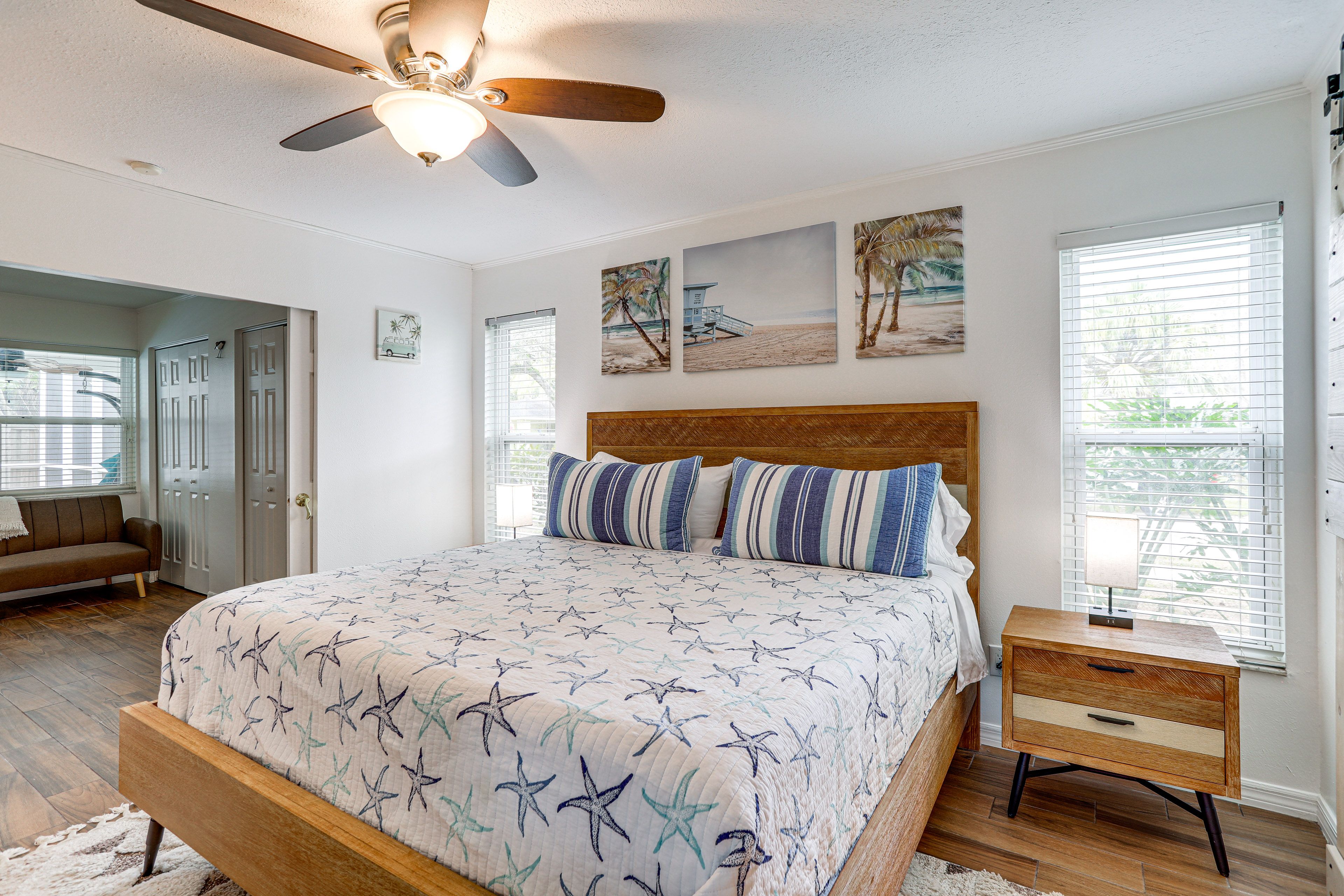 Bedroom 1 | King Bed | Linens Provided | En-Suite Bathroom