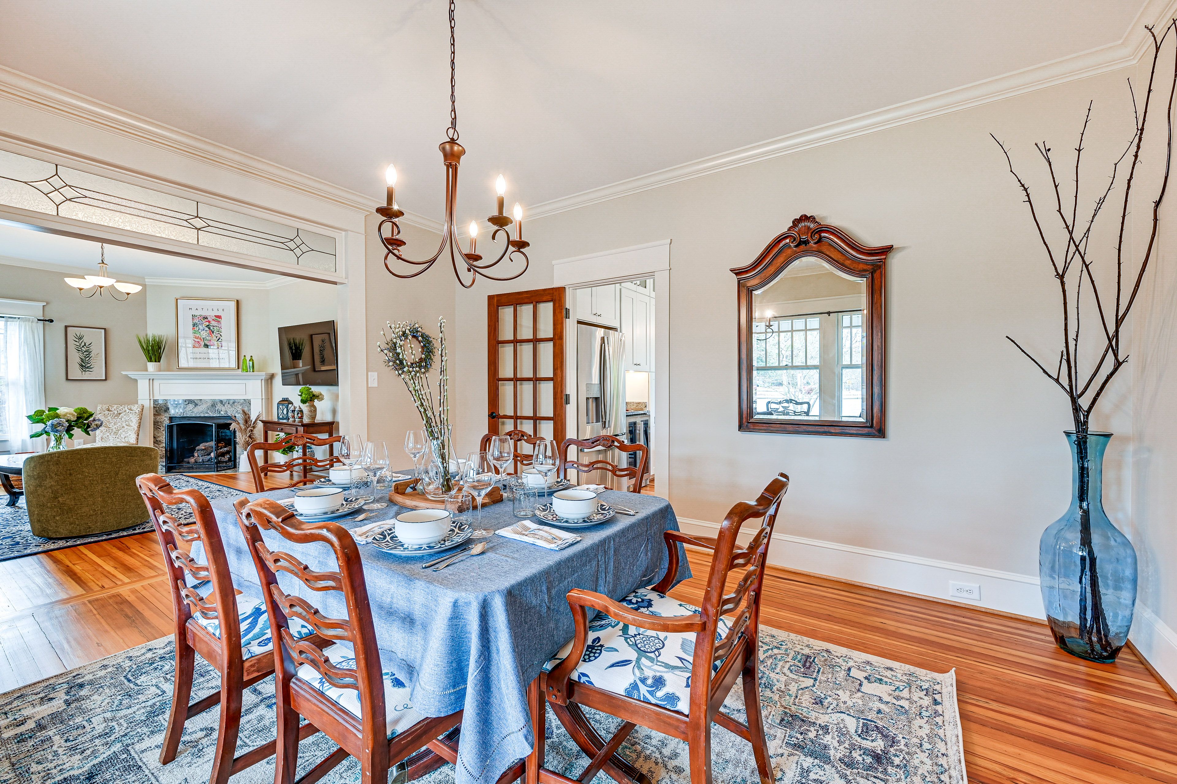Dining Area | Dishware & Flatware | 1st Floor